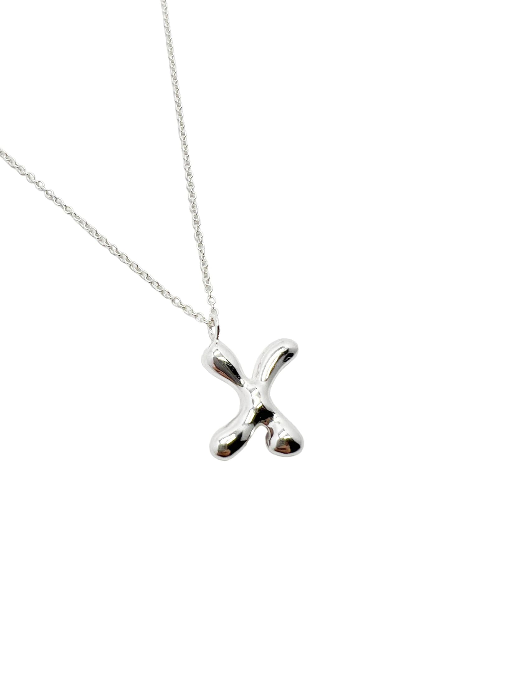 cadena letra cosmic water silver - imagen 18
