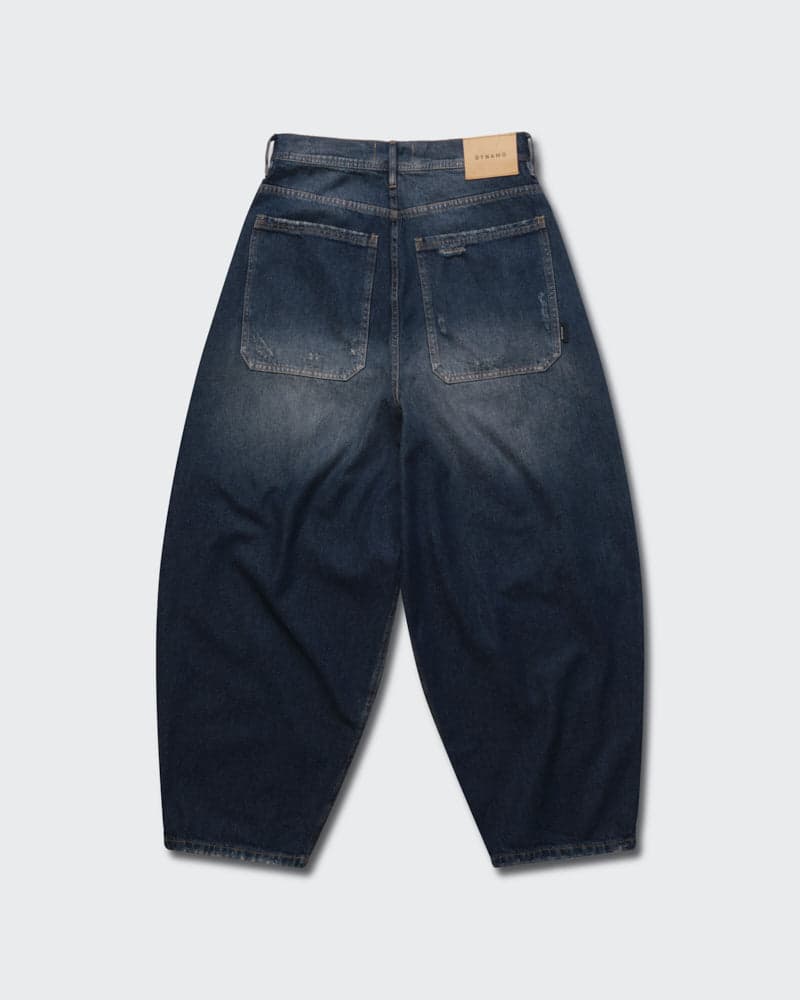 Jeans Azul Barrel Rogue Wash - imagen 5