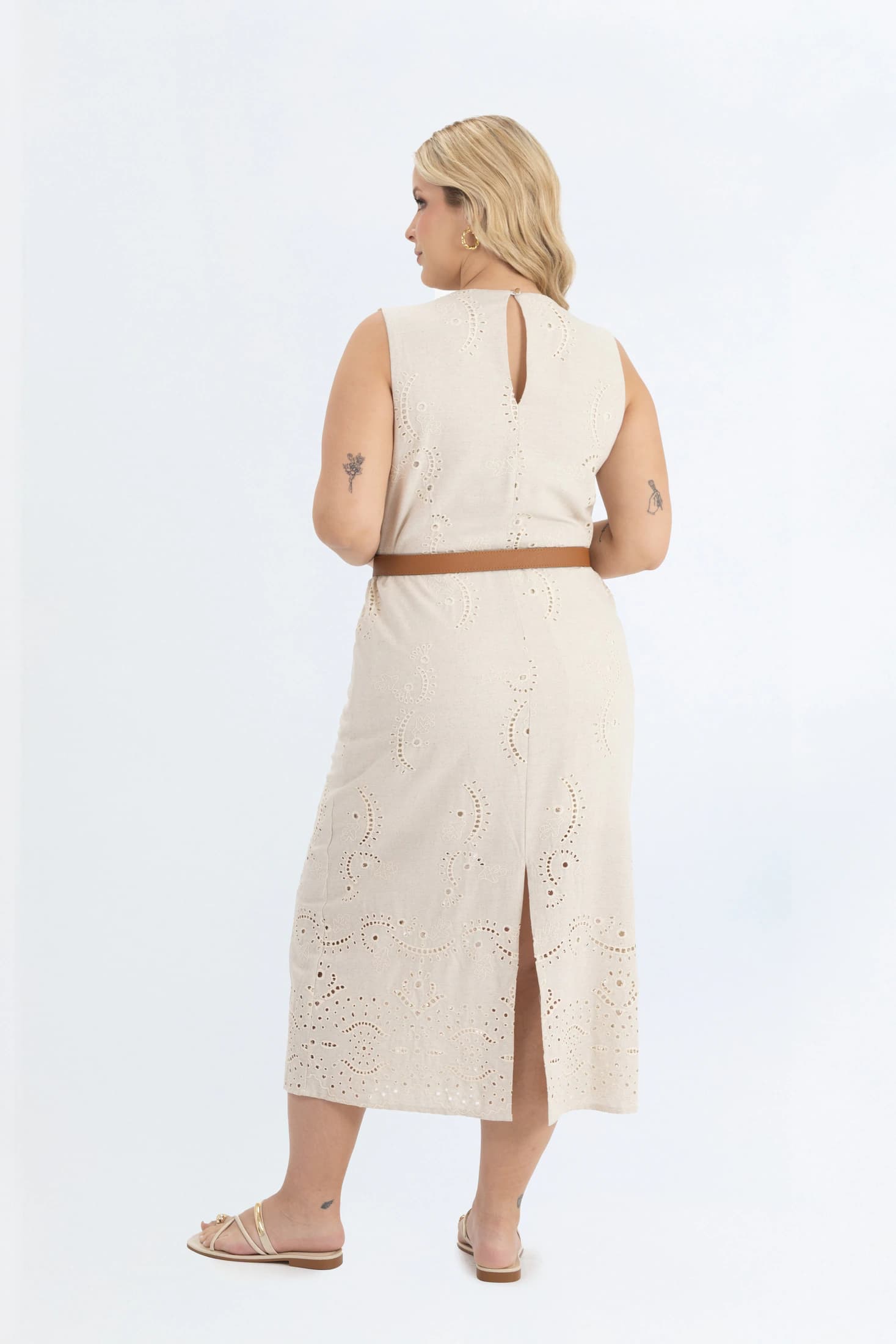 VESTIDO CON CINTURON PARA MUJER 1142661 - imagen 2
