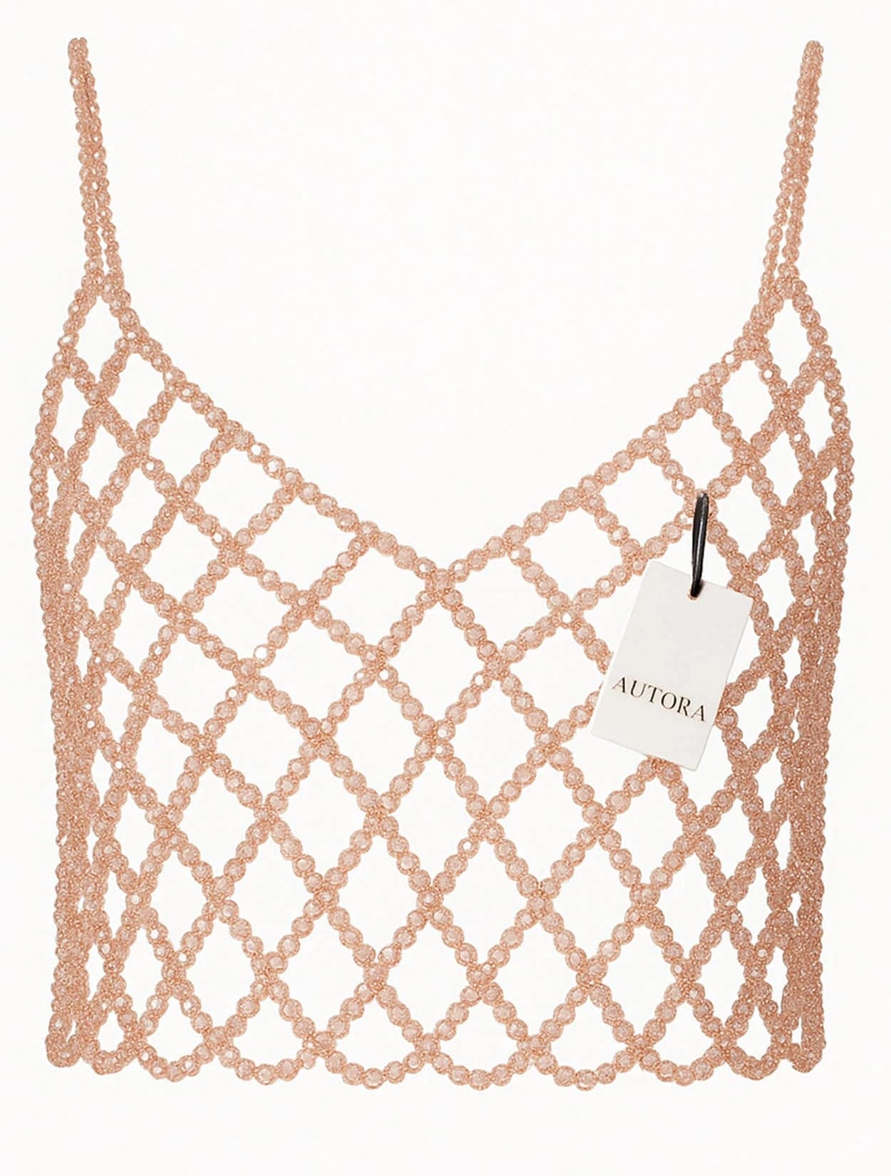 TOP DIAMANTE CORAL - imagen 1