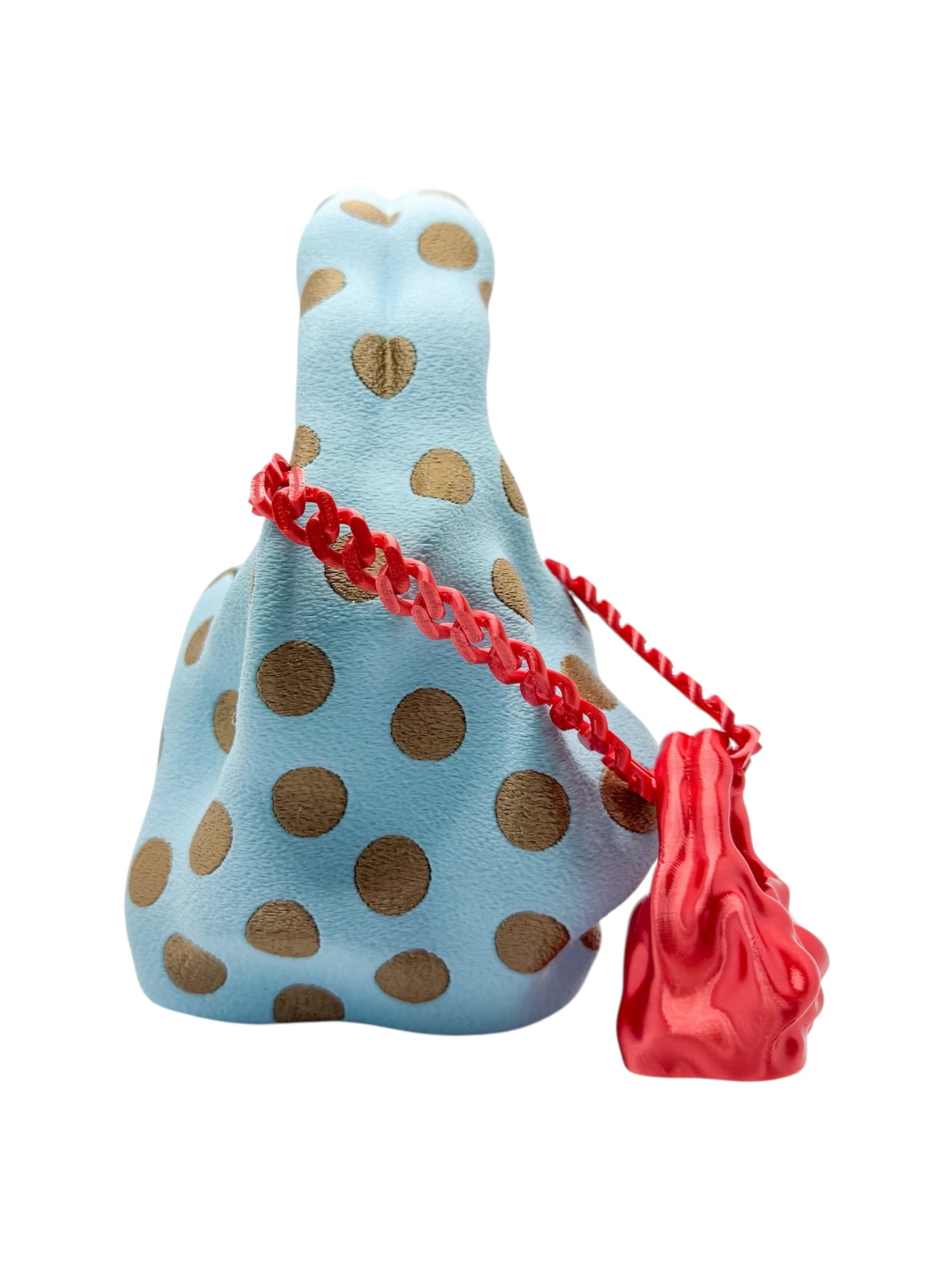 bolso grande cosmic water polka dots baby blue - imagen 4