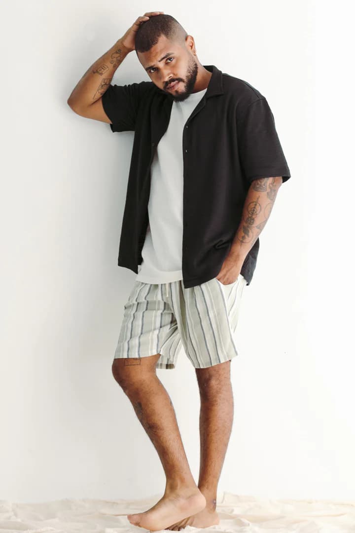 Short tejido rayas - imagen 8