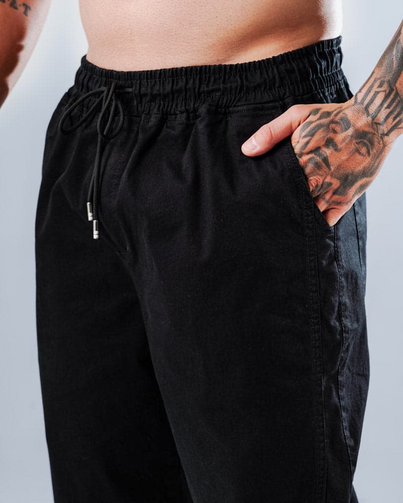 Jogger Para Hombre Clásico Negro - imagen 2