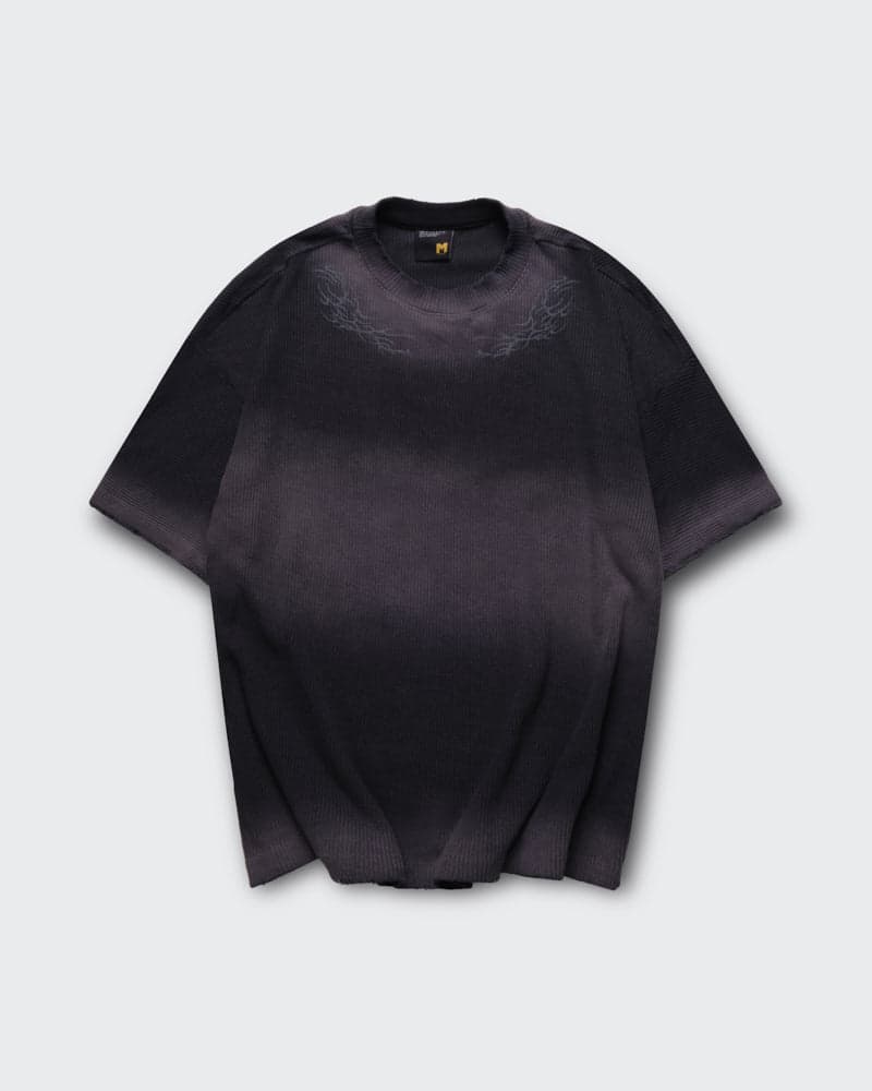 Camiseta Gris Lavada Oversize Stand - imagen 6