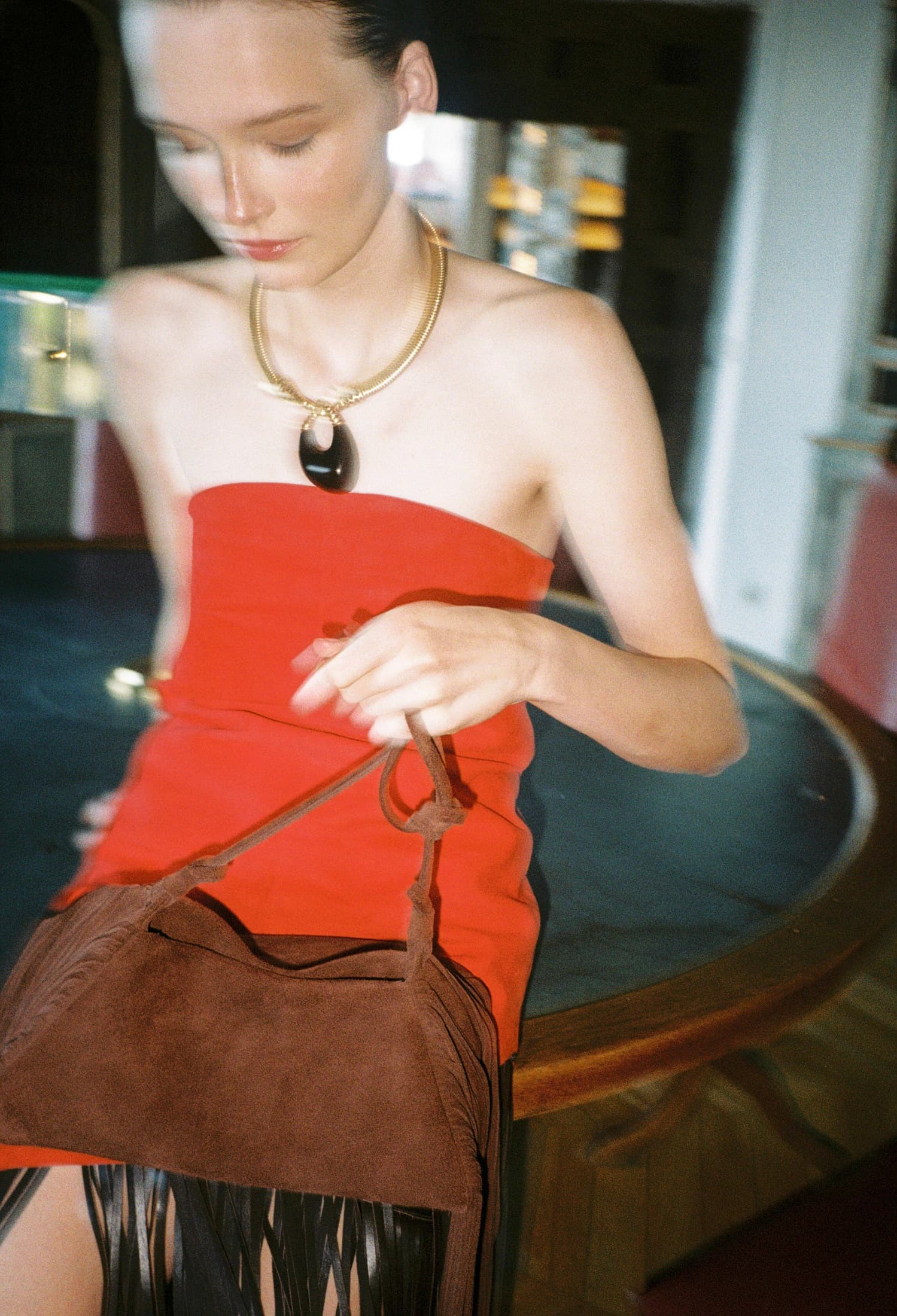 "LA MAREA" SUEDE BAG - imagen 7