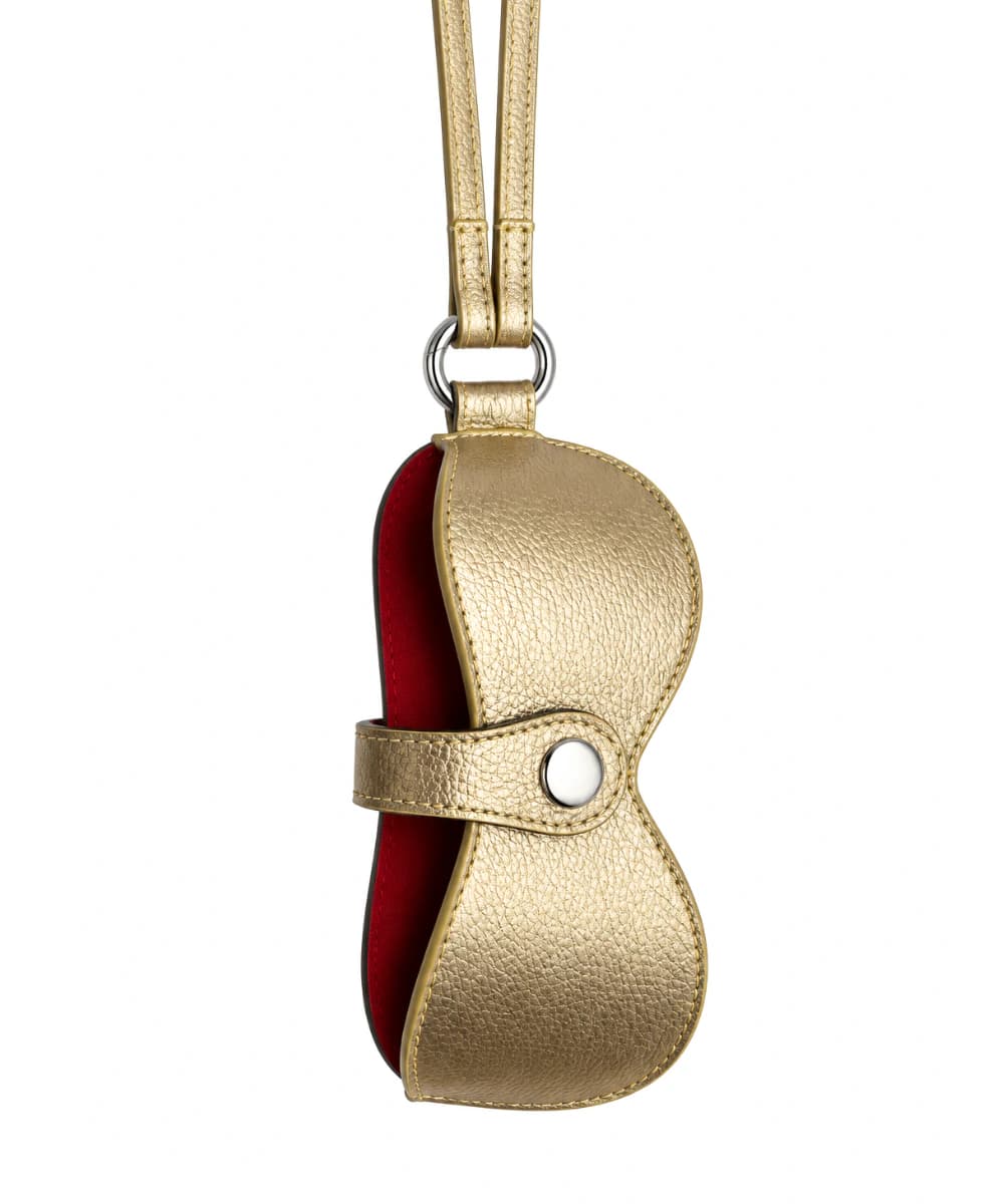 Estuche para Gafas Maxi Dorado en Cuero - imagen 2