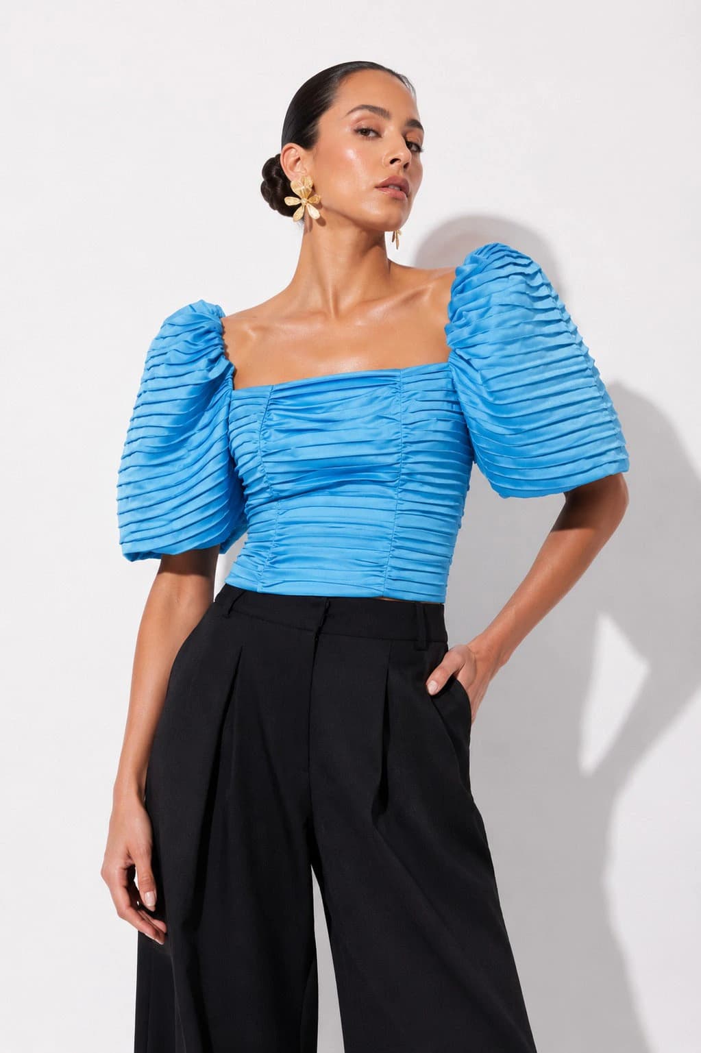 Blusa Khiani Turquesa - imagen 1