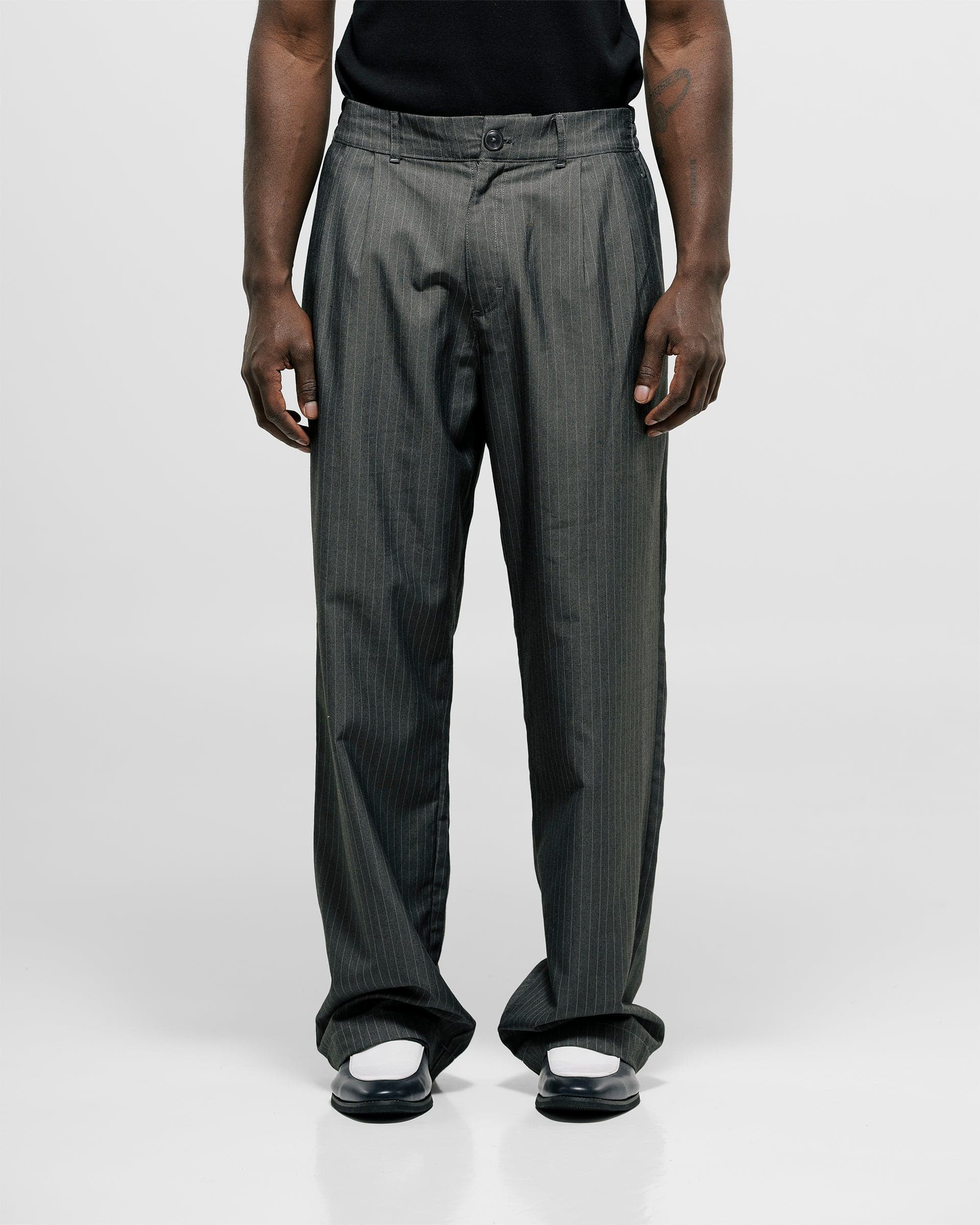 Trouser a Rayas - Gris Ratón - imagen 3