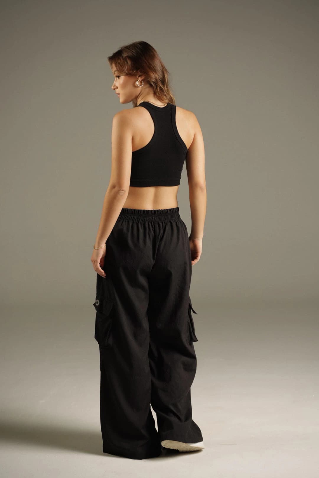 Rib Tank Top Negro - imagen 5