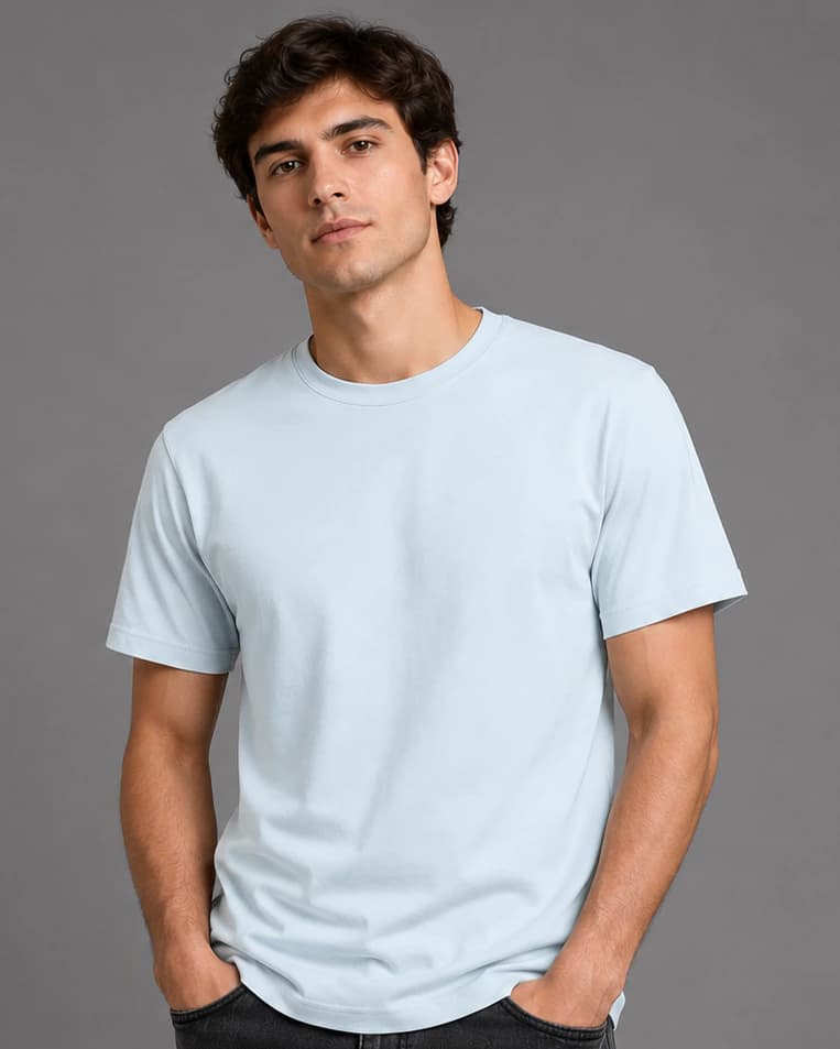Camiseta Basica Holanda Baby Blue - imagen 1