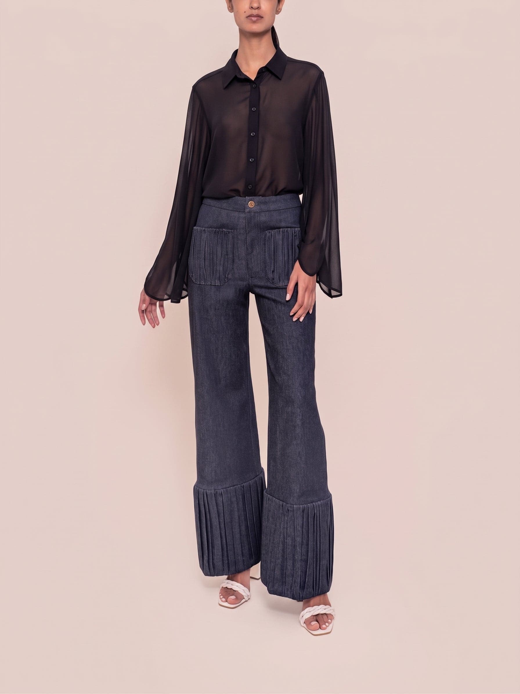 SURI BLOUSE BLACK - imagen 3