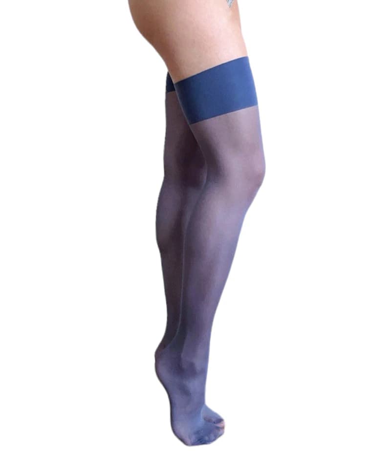 MEDIAS DE LIGUERO AZUL