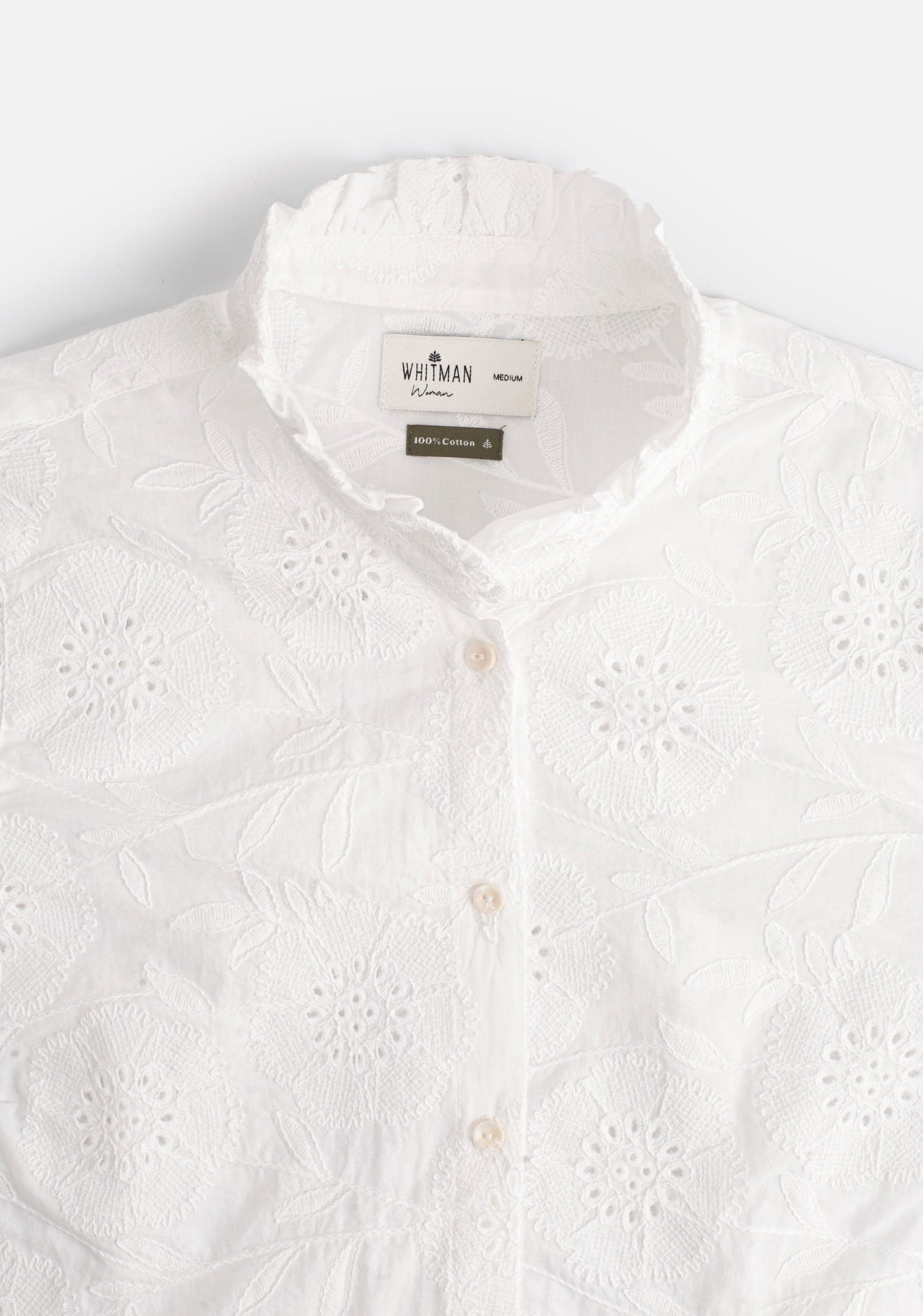 Blusa M Emily Ojalillo Blanco V2 - imagen 3