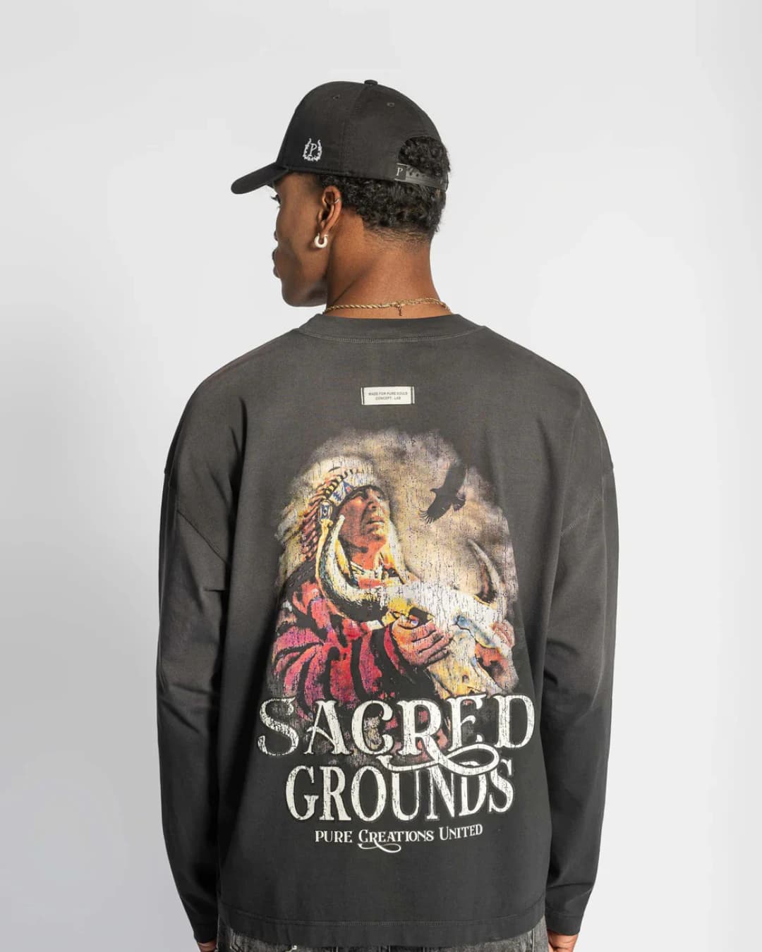 BEFORE THE WEST LONG SLEEVE BLACK T-SHIRT - imagen 3
