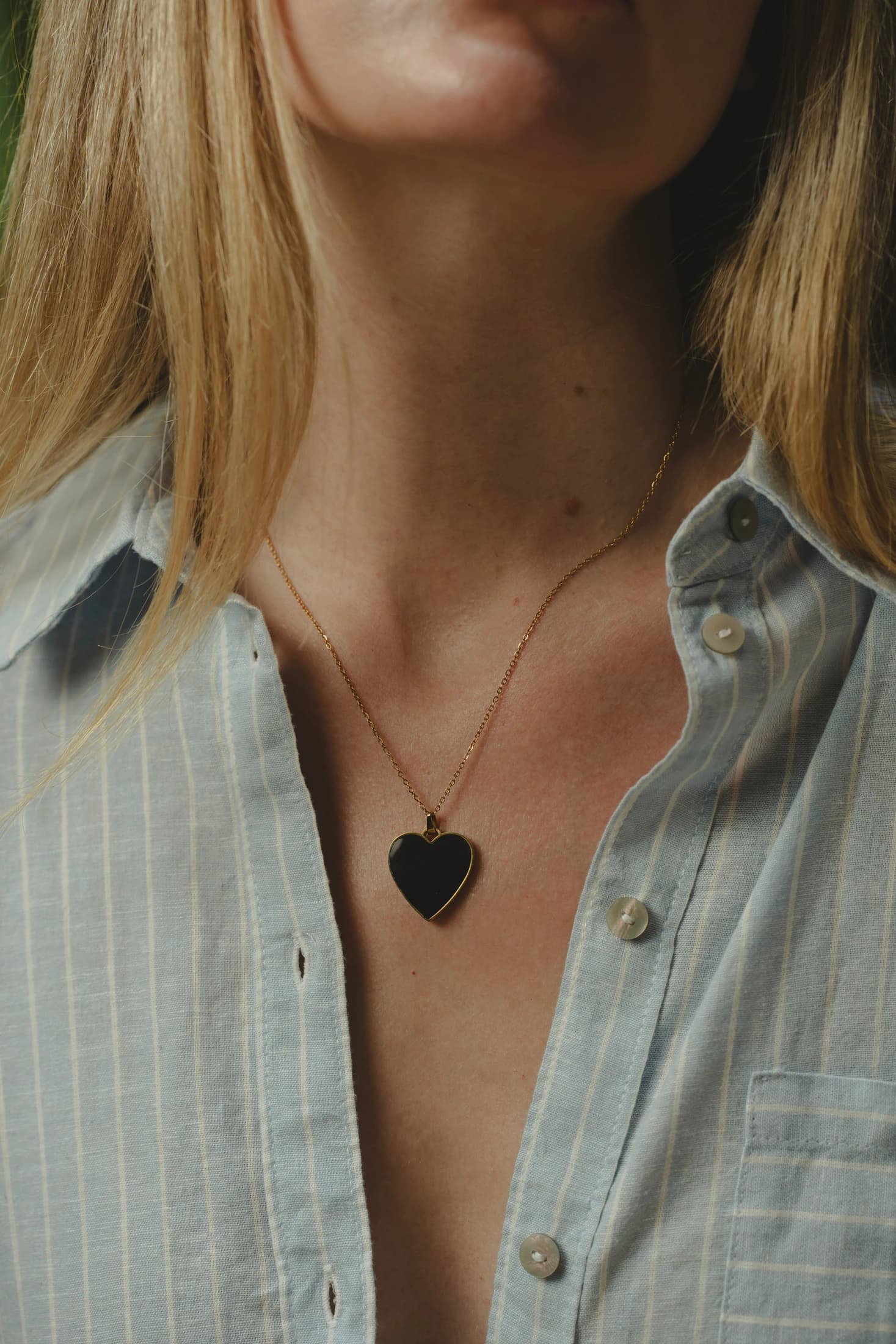 CADENA BLACK MAXI HEART