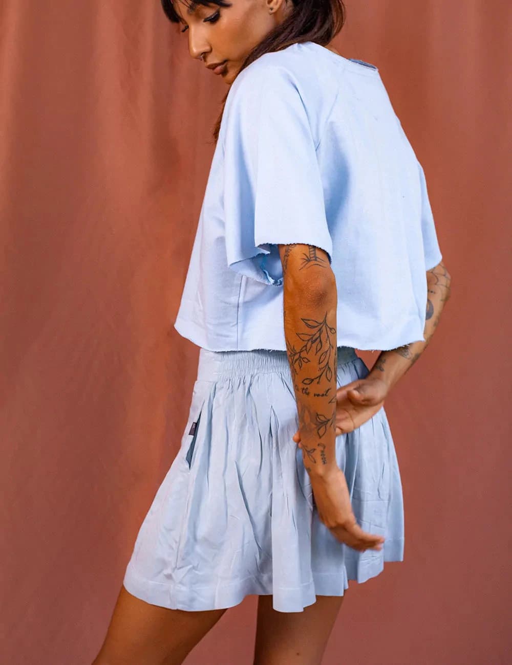 Short Prenses THE DEEP Azul cielo Mujer - imagen 2