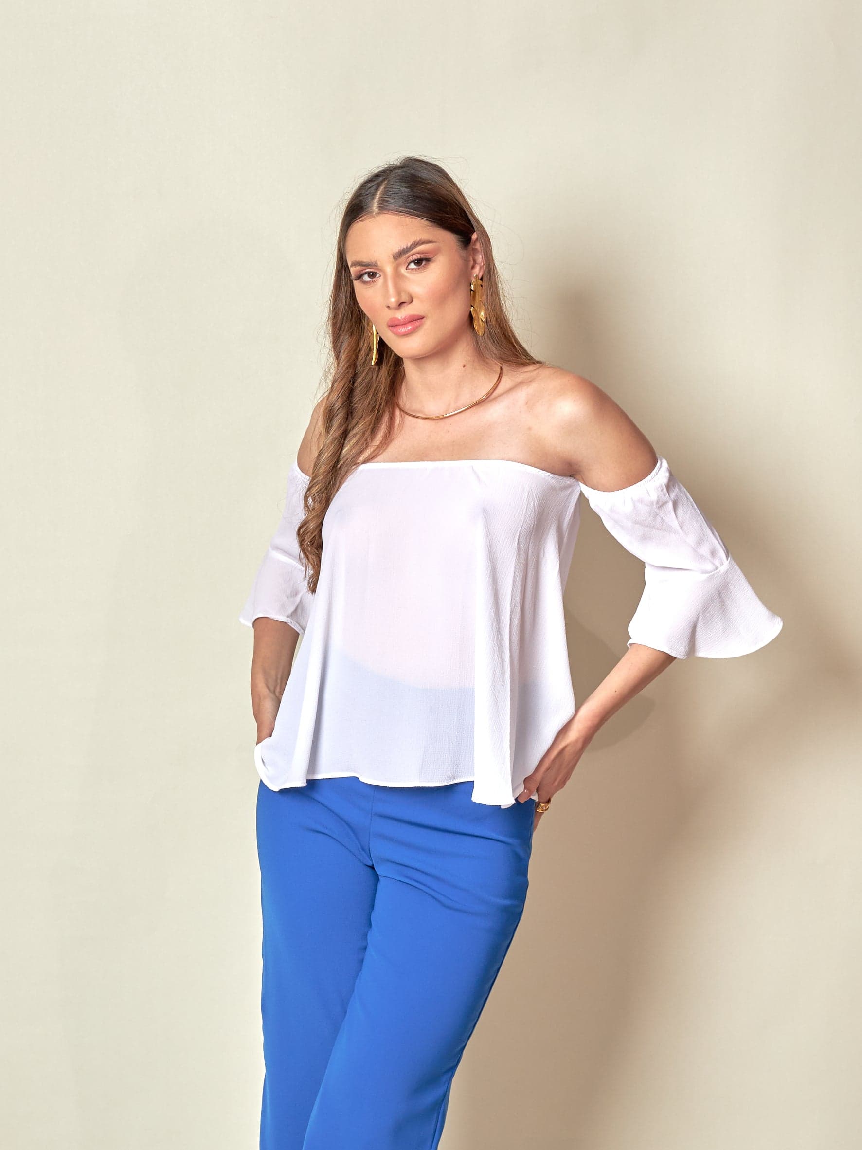 Blusa Yolanda Blanca - imagen 3