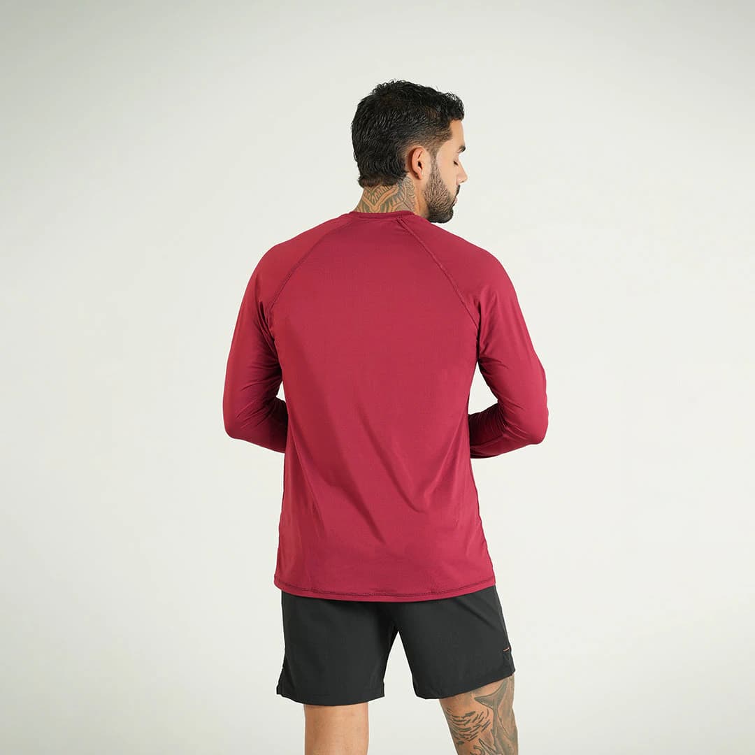 Long sleeve Men Deep Red - imagen 3
