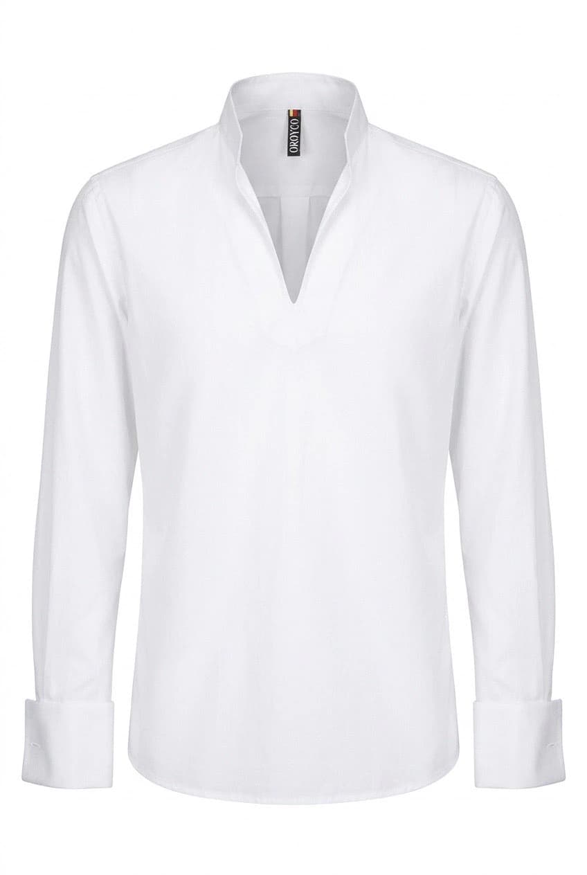 Camisa en Algodón. Sin Botones.