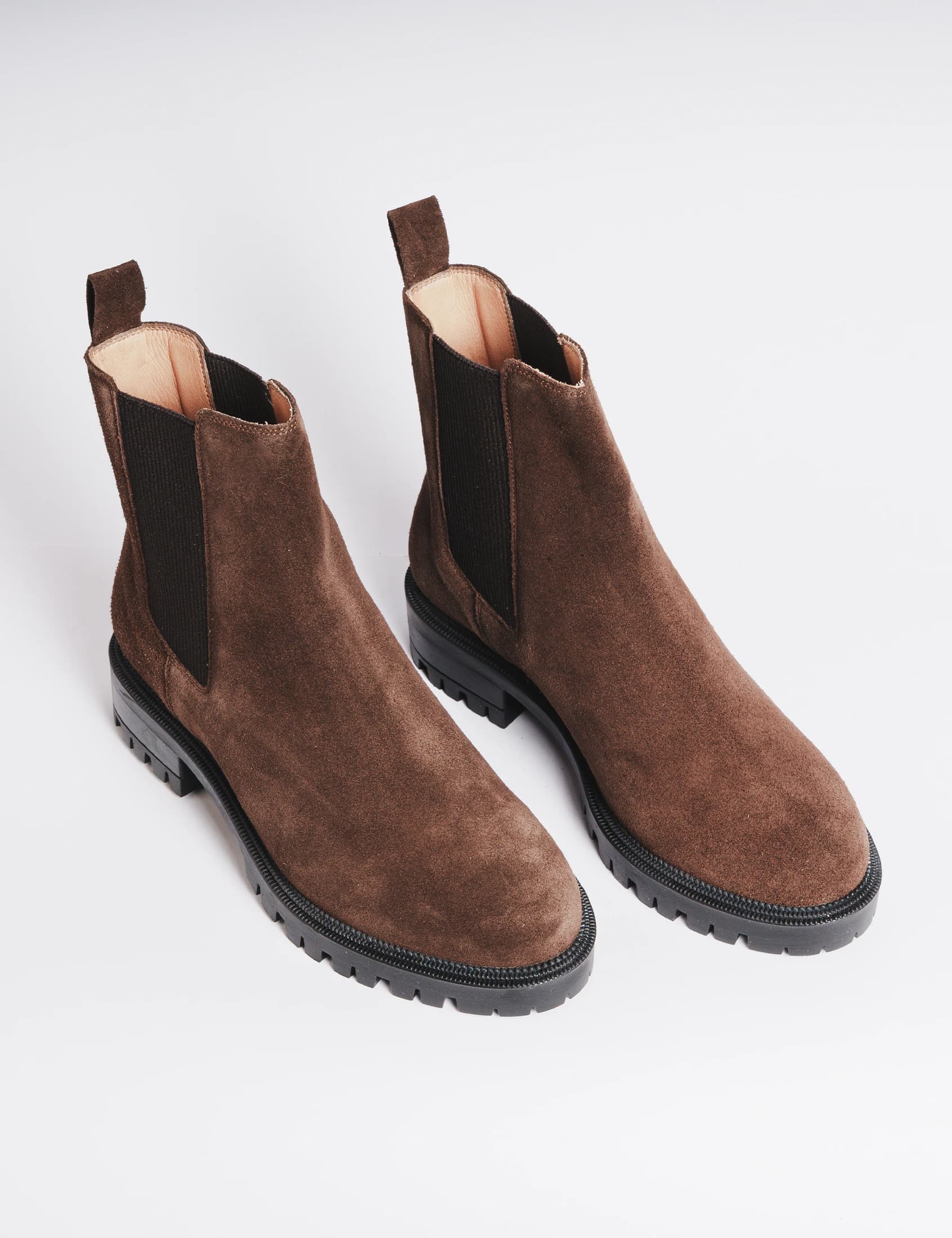 BOTA CHELSEA PORTUGAL CARNAZA CHOCOLATE - imagen 3