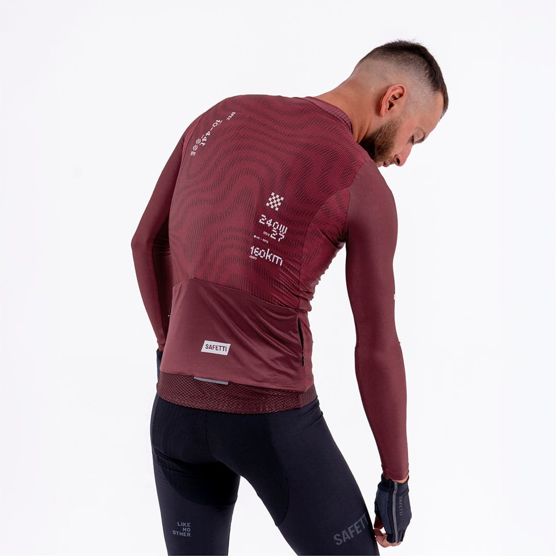 CAMISA CICLISMO MANGA LARGA PLUMWIME VINOTINTO PARA HOMBRE - imagen 2