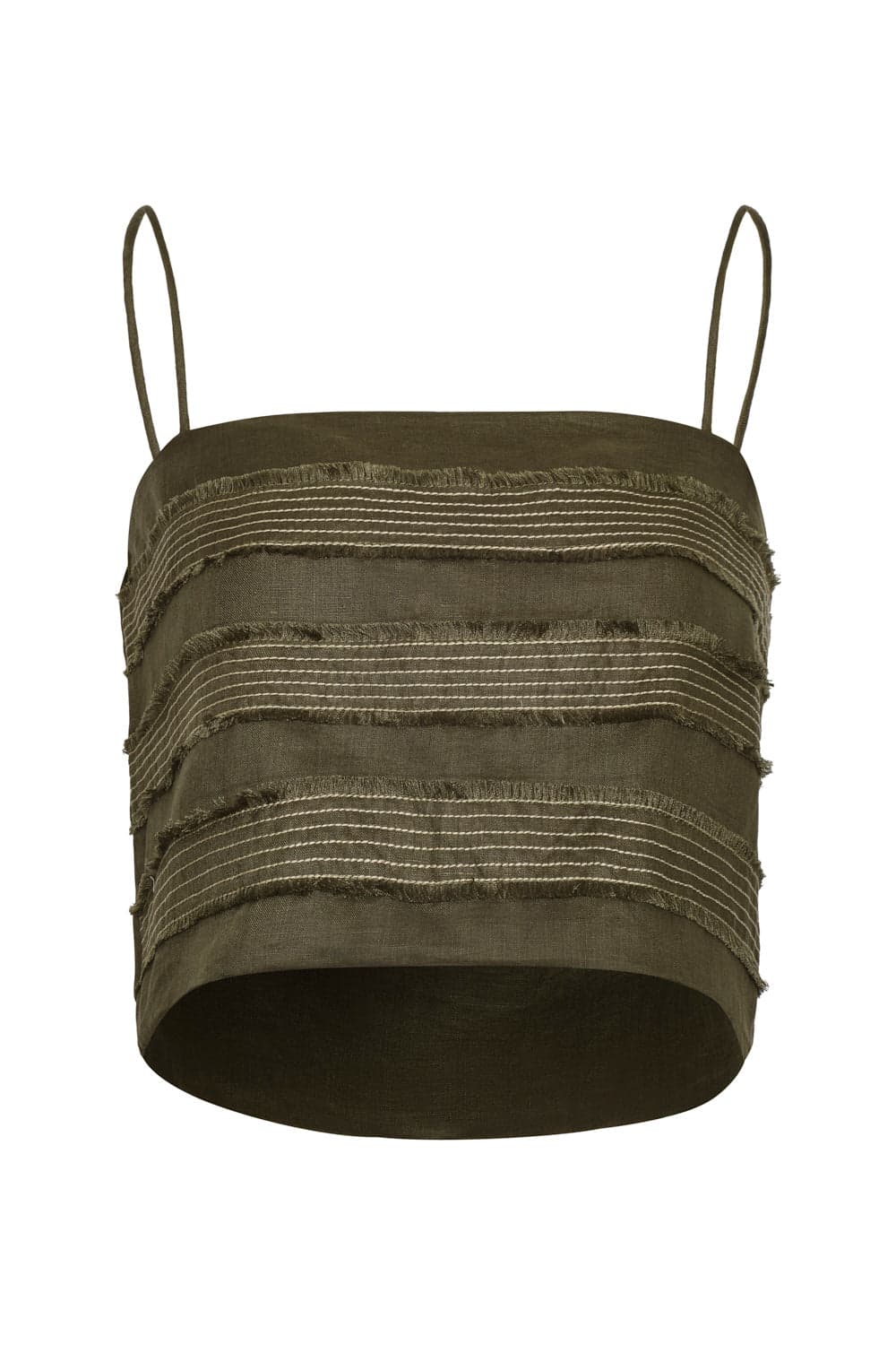 Crop top eter verde oliva - imagen 1