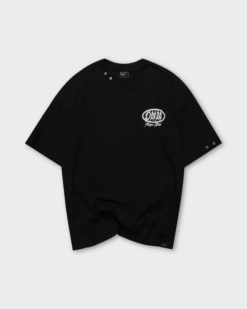 Camiseta Negra Oversize Iron Fang - imagen 7