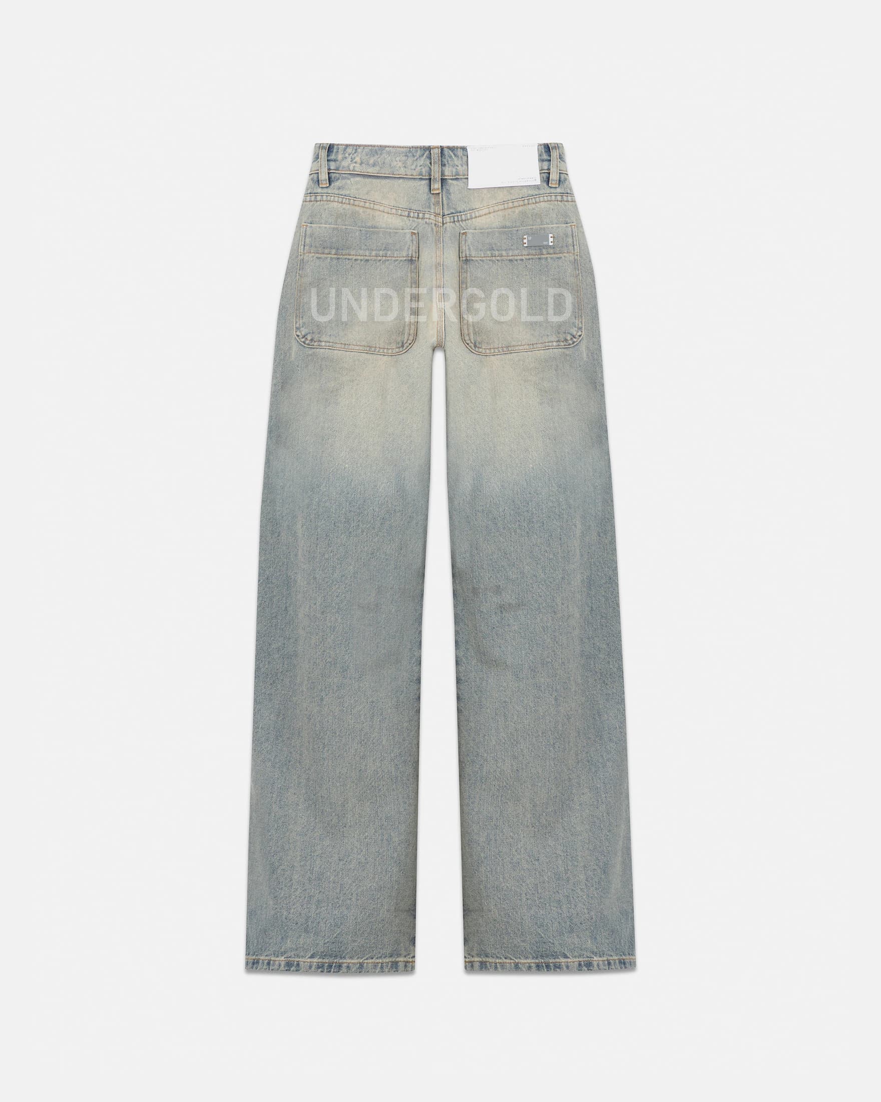 W Line Basic Wide Jeans Dirty Blue - imagen 1