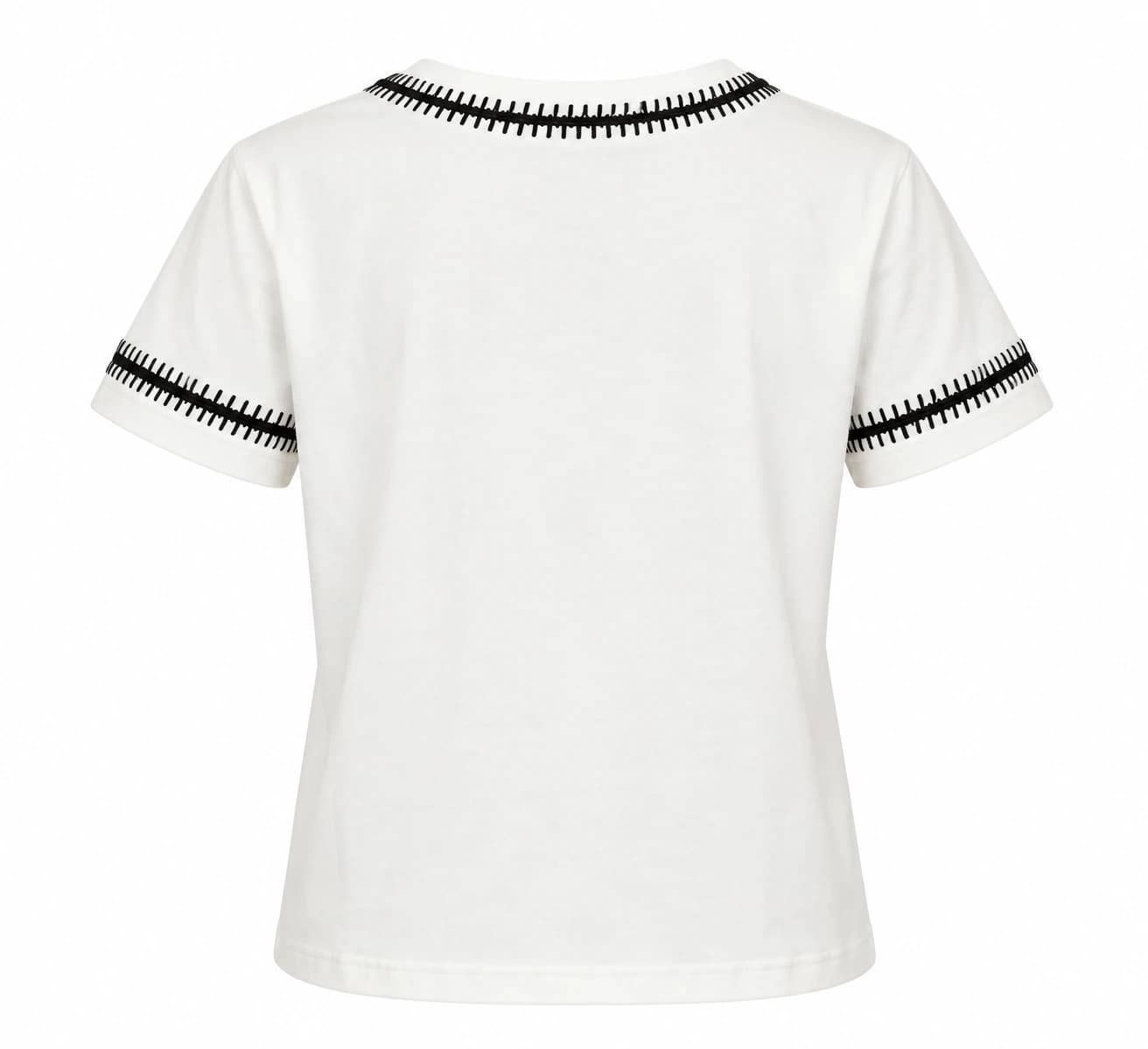 VITTORIA T-SHIRT IVORY - imagen 2