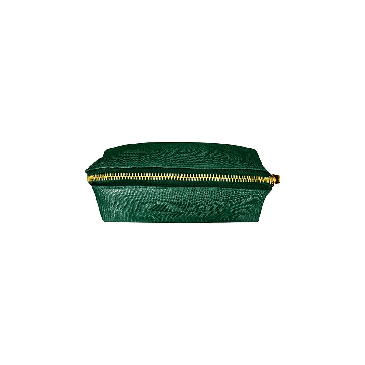 Cosmetiquera Paula en Cuero Verde Storm - imagen 2