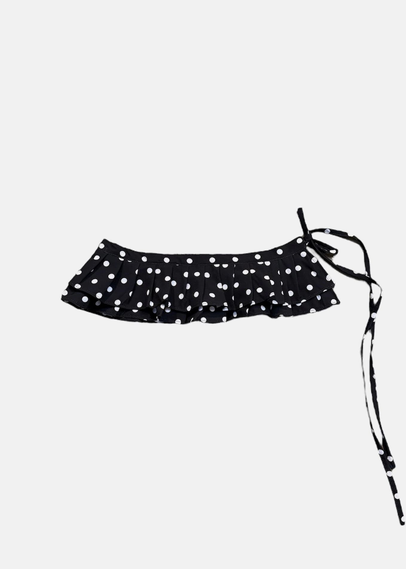 CINTURON FALDA POLKA DOTS NEGRA
