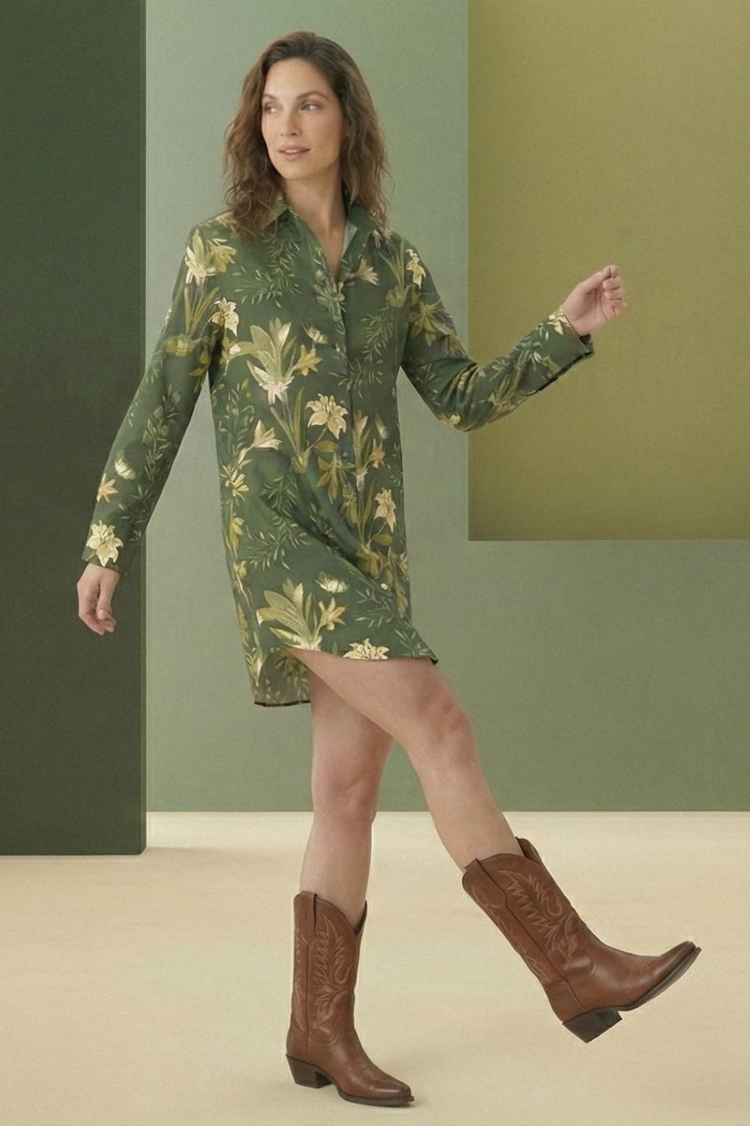 Vestido Suaza Achira Verde - imagen 6