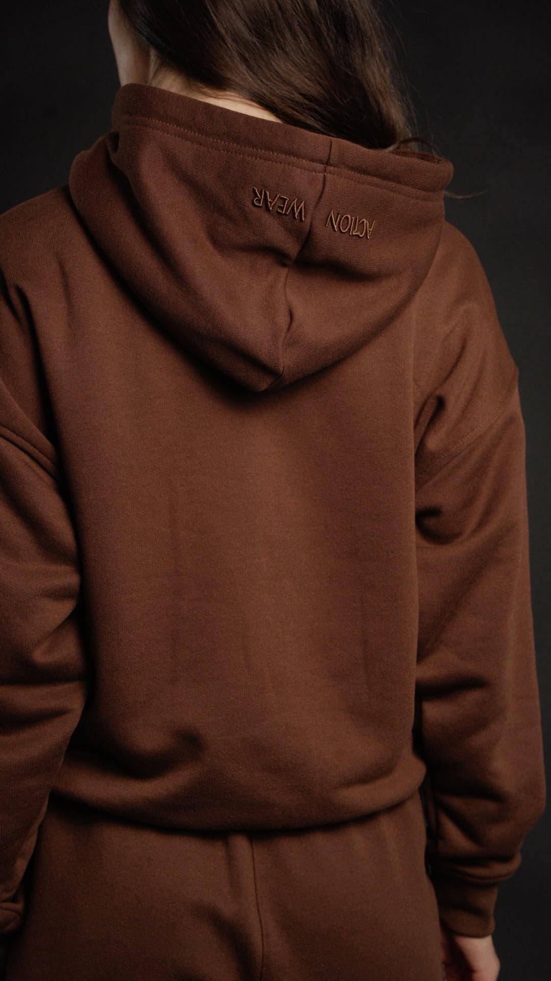 Hoodie Classic Women Chocolate - imagen 3