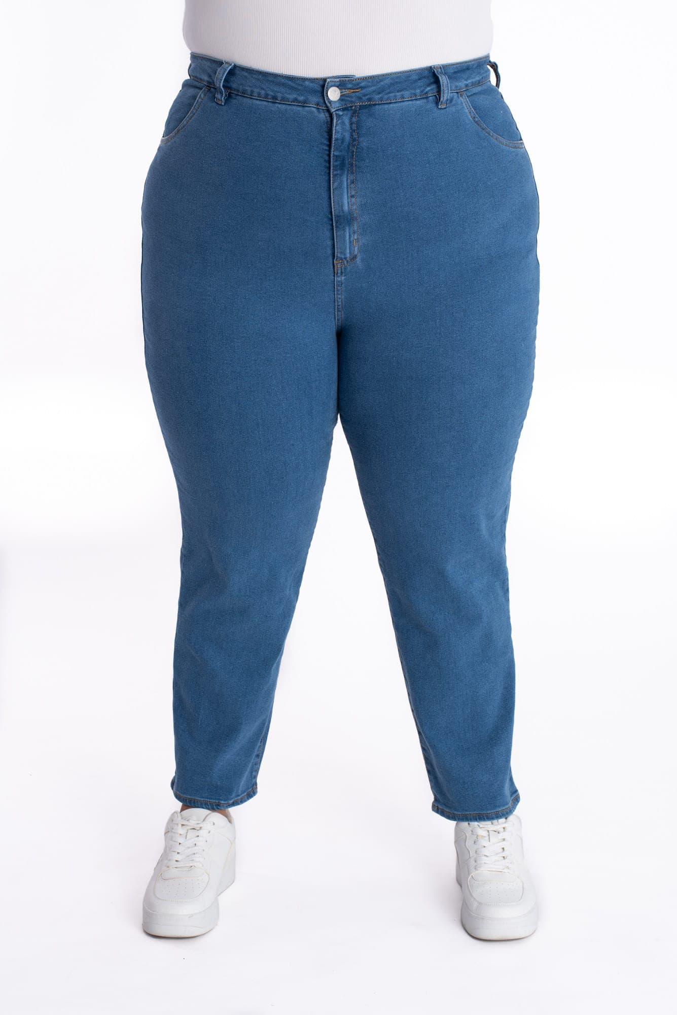 Jean Girlfriend Azul Medio 317