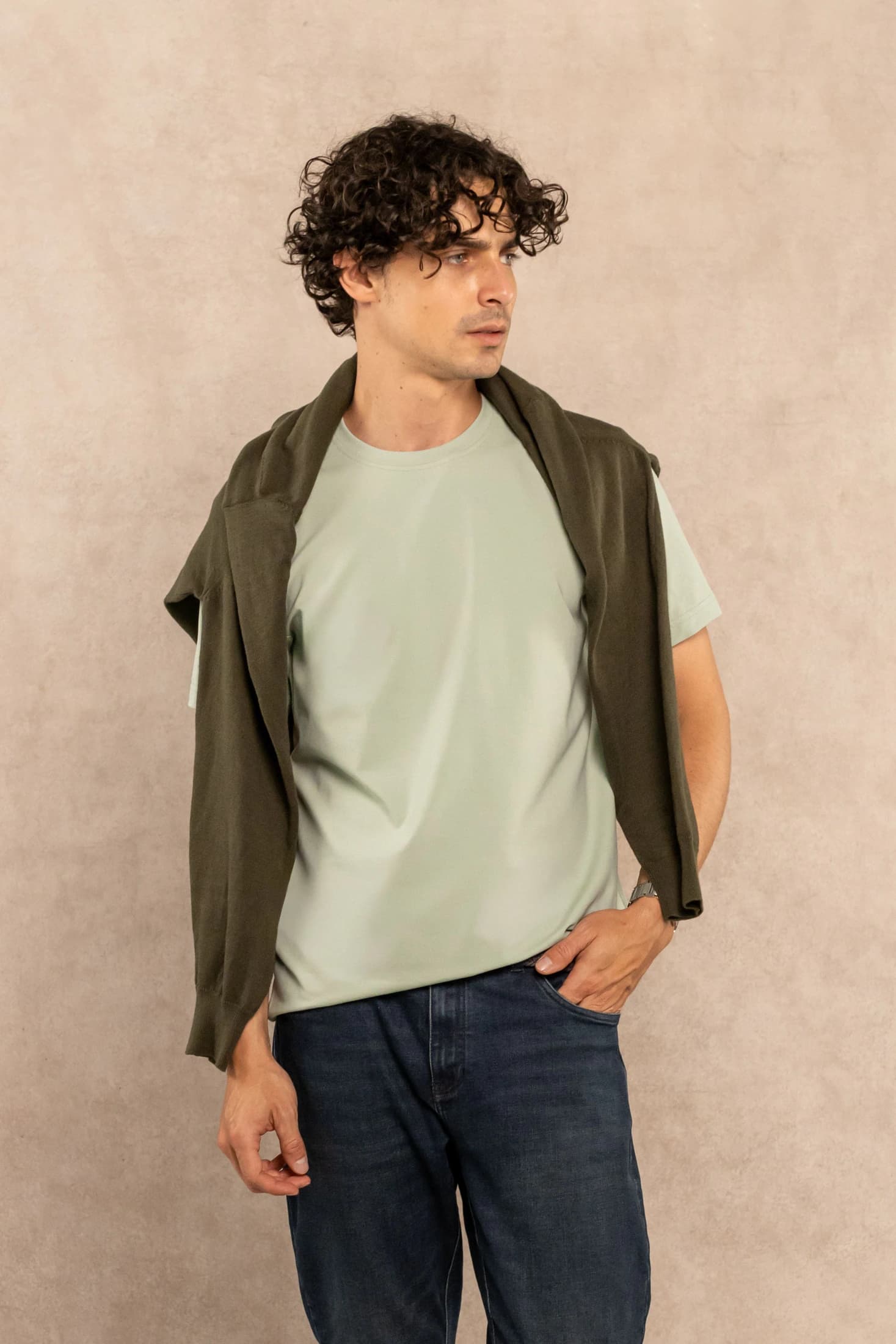 Camiseta Antimanchas Green Mist