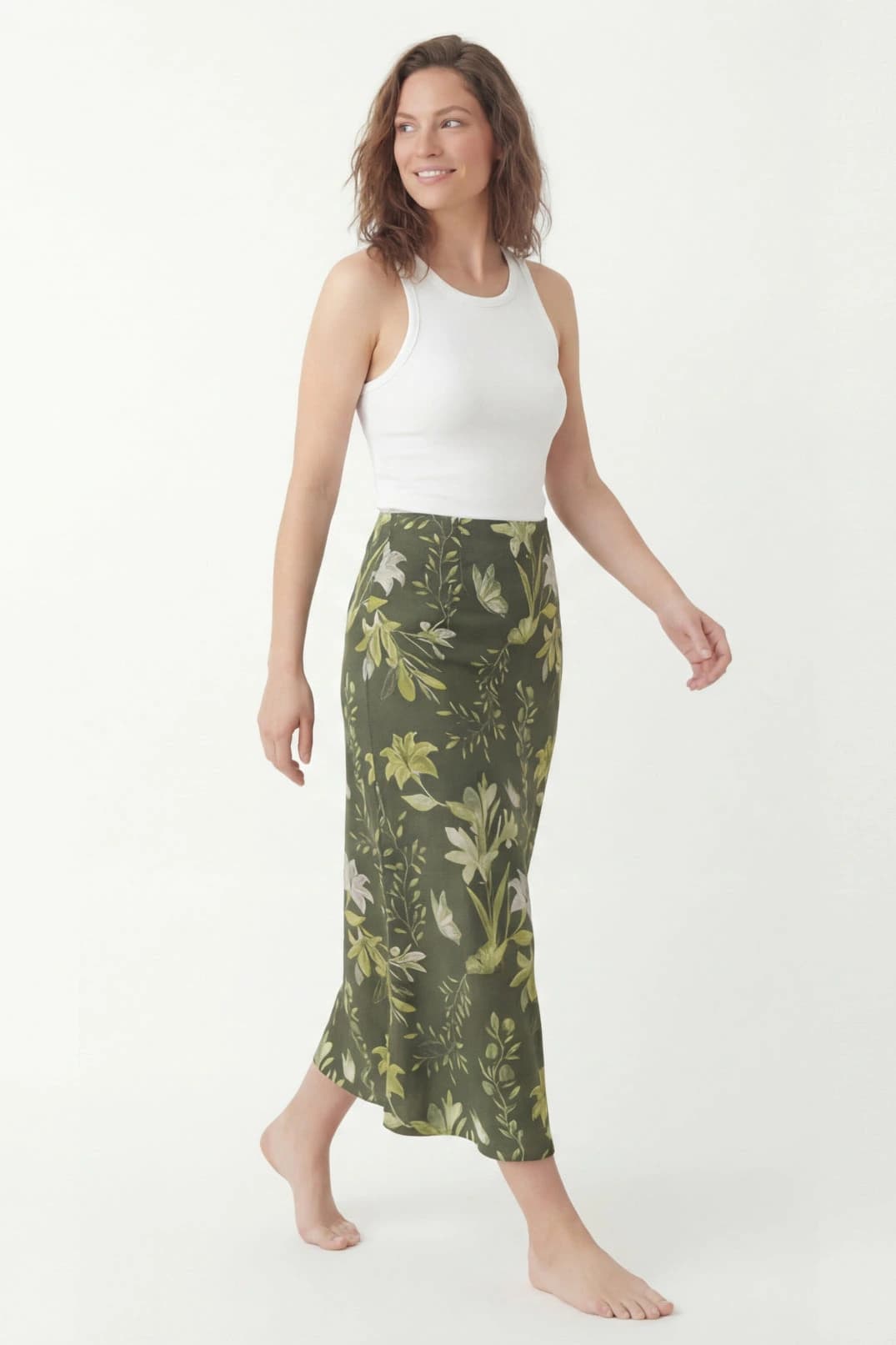 Falda Maia Puntos Verde - imagen 3