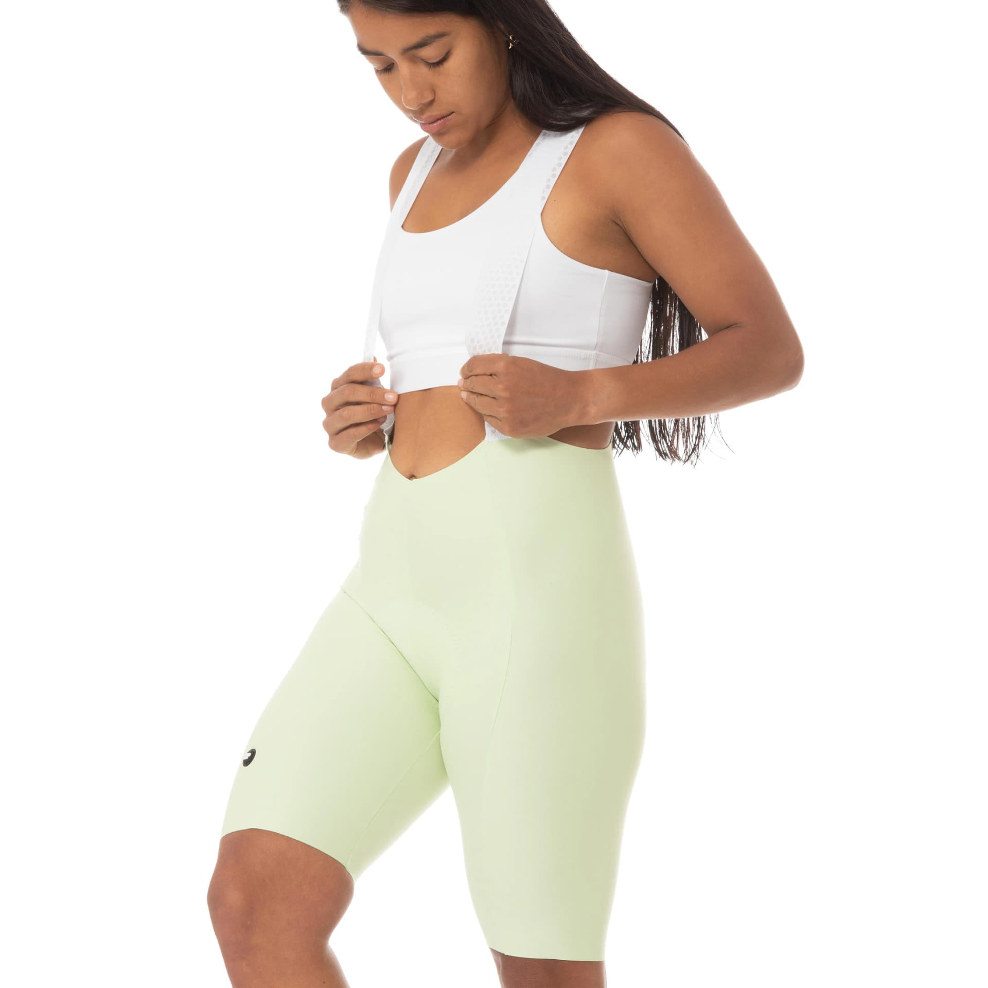 Pantaloneta Venge Verde Manzana Con Cortes - imagen 9