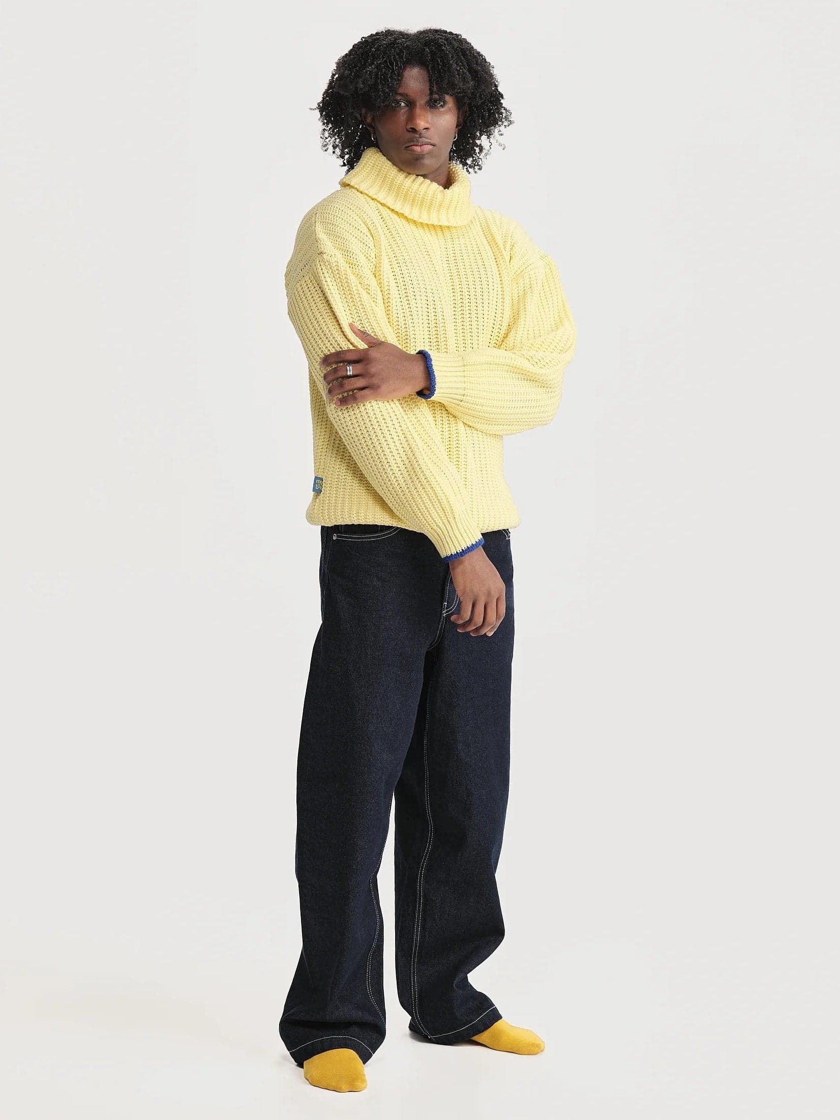 Saco Cuello Tortuga Inglés Marrón/Negro Hombre - imagen 2