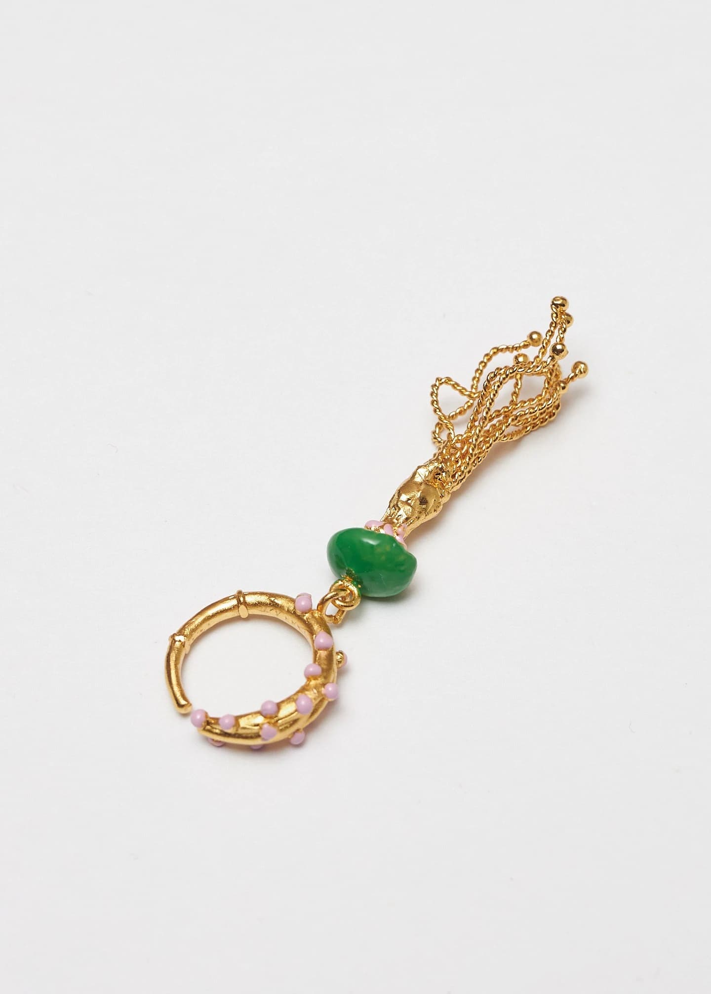 Earcuff Micelios verde - imagen 3