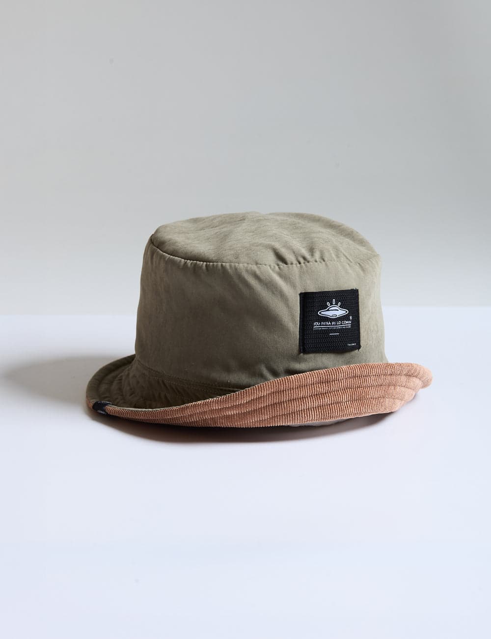 Fisher Hat Duplex Pistacho + Café Unisex - imagen 1