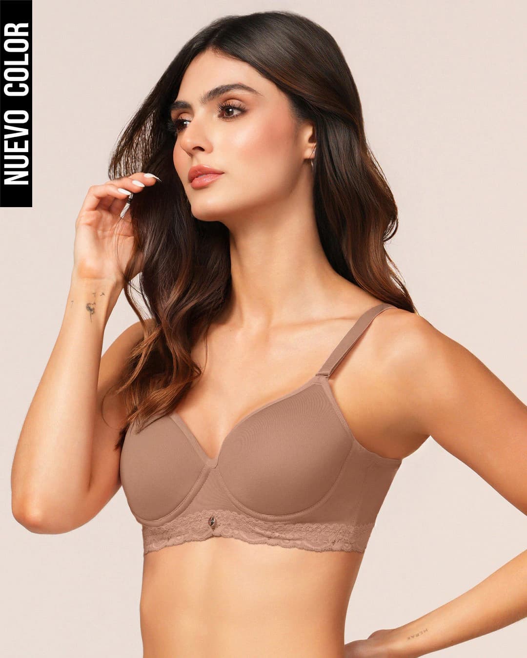 Brasier Copa Entera con Encaje en la Base y Soporte Cómodo Ref. 421 - imagen 5