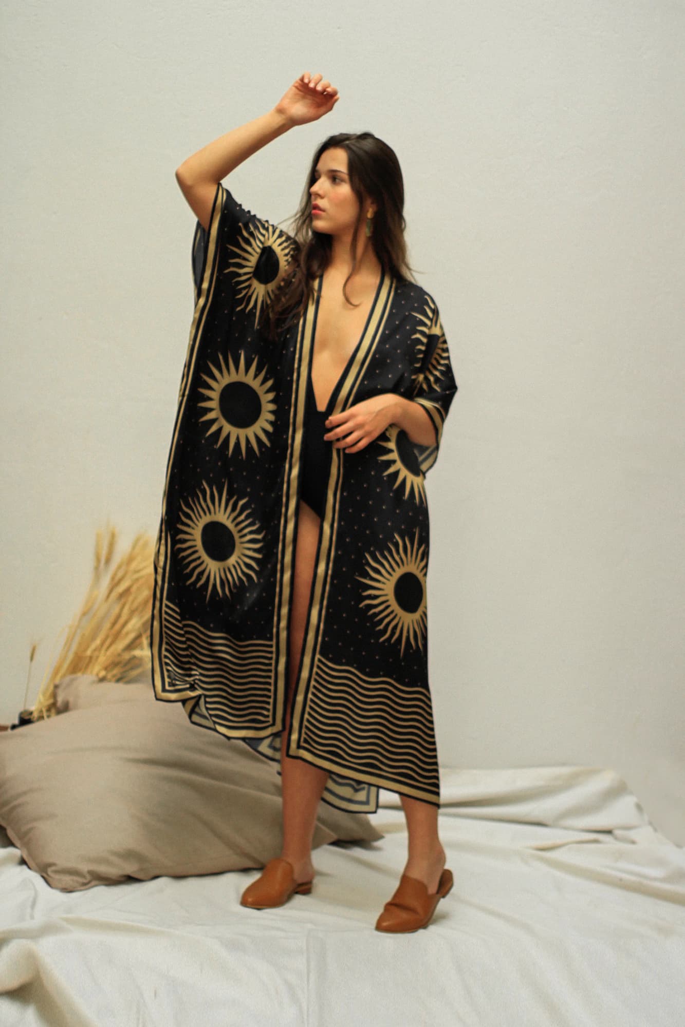 Kimono Soles, Negro y dorado - imagen 7