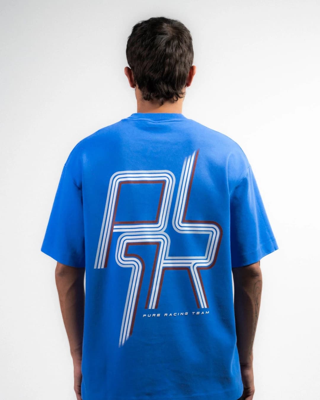 OVERDRIVE BLUE RACING LINES T-SHIRT - imagen 2