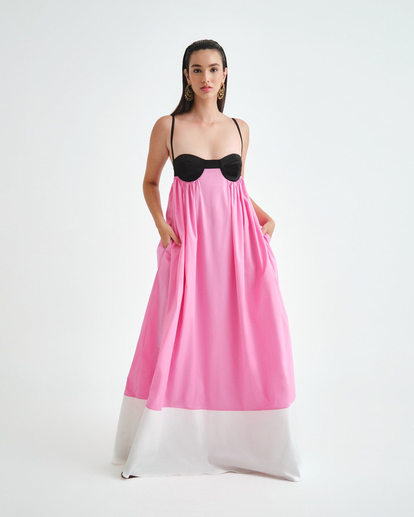 Brisa Bloques Maxi Dress - imagen 5
