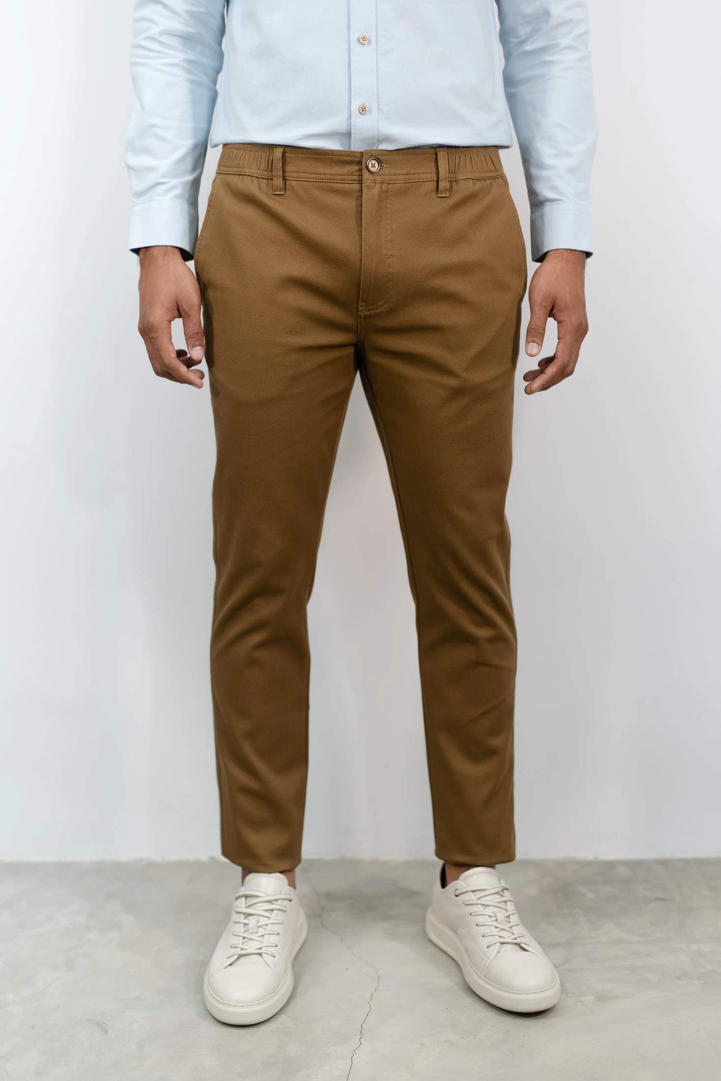 Pantalón Chino Pique Café