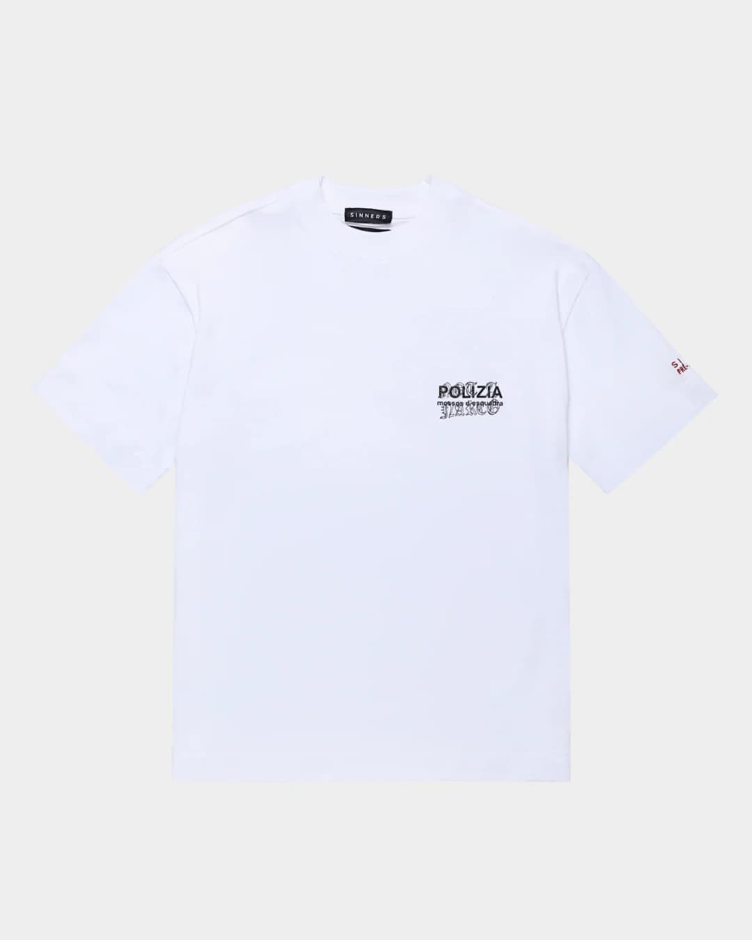 POLIZIA WHITE T-SHIRT - imagen 1