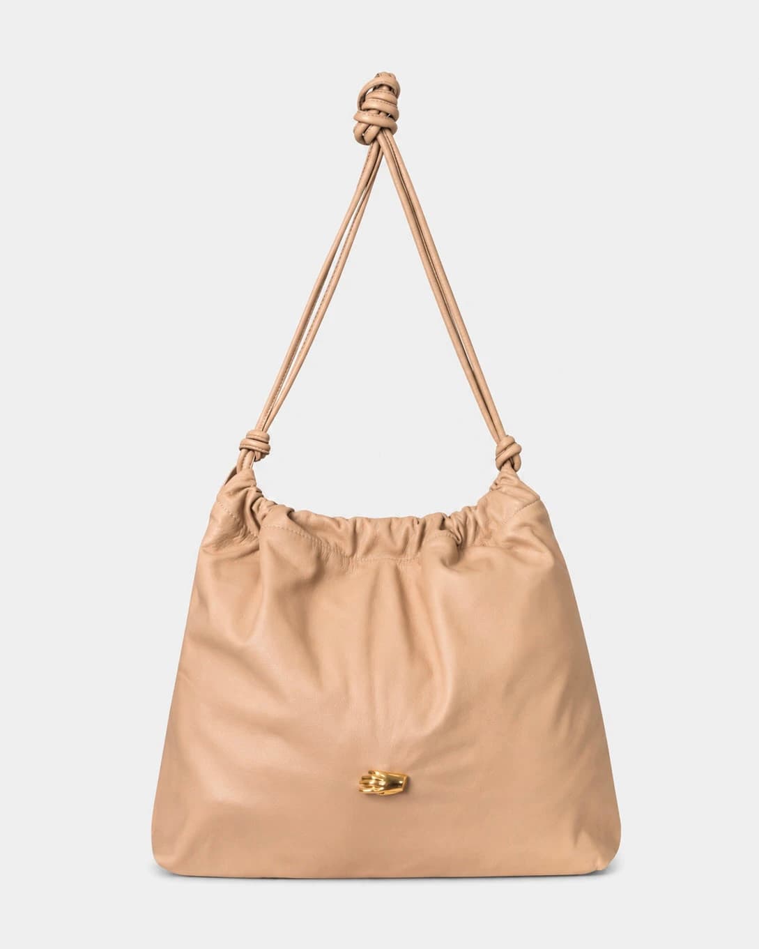 Le Sac G Beige Leather Bag