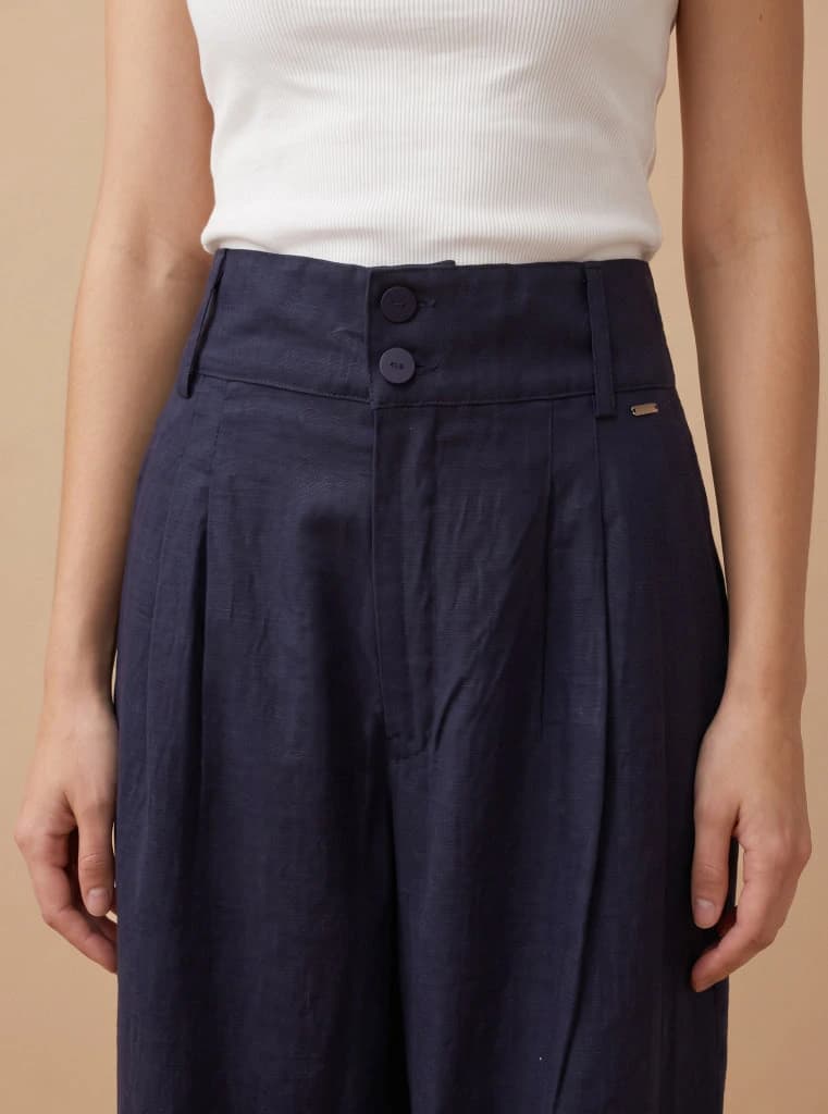 PANTALÓN CANVAS AZUL NAVY - imagen 2