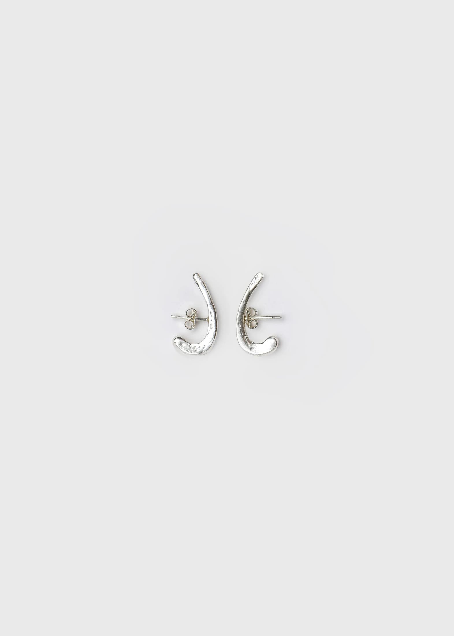 Aretes Tail Mini Plata - imagen 1