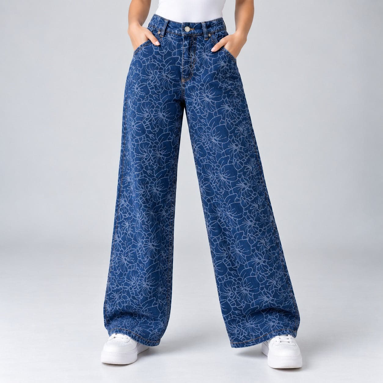 Jean Wide Leg Rigido Ax-3146 Premium - imagen 2